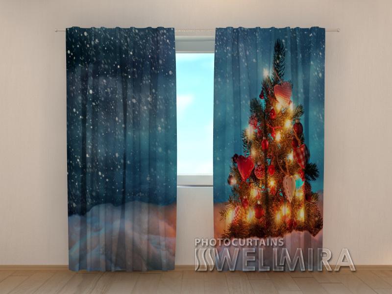 3D Aizkari Christmas Tree in Snow - E-interjers