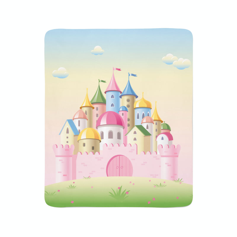 Flīsa pleds Pink Castle