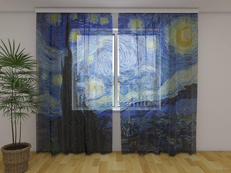 aizkari Starry Night Vincent van Gogh - E-interjers