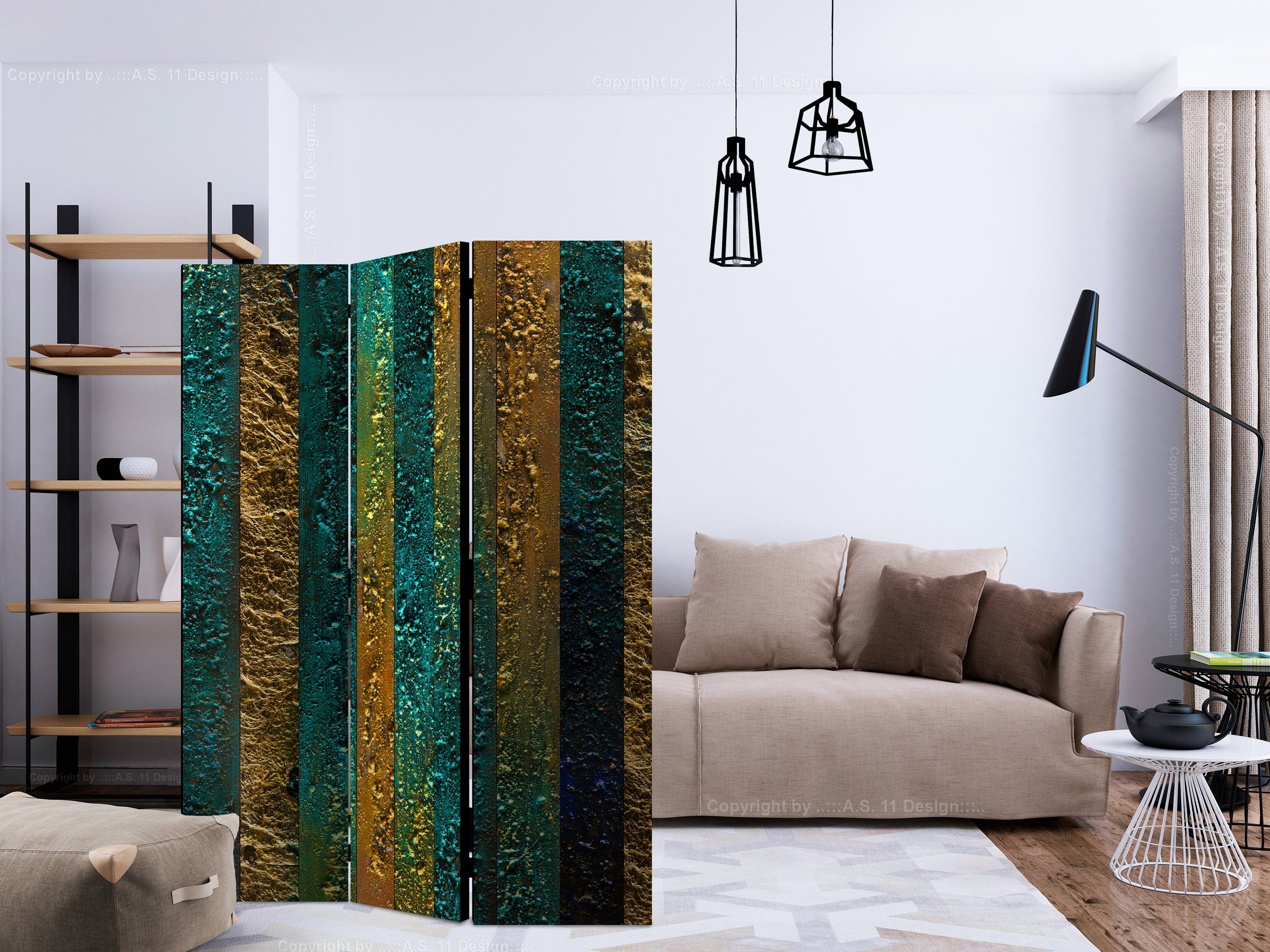 Aizslietnis 3-daļīgs - Atlantīdas dārgumi (135x172cm) 135x172 cm Home Trends