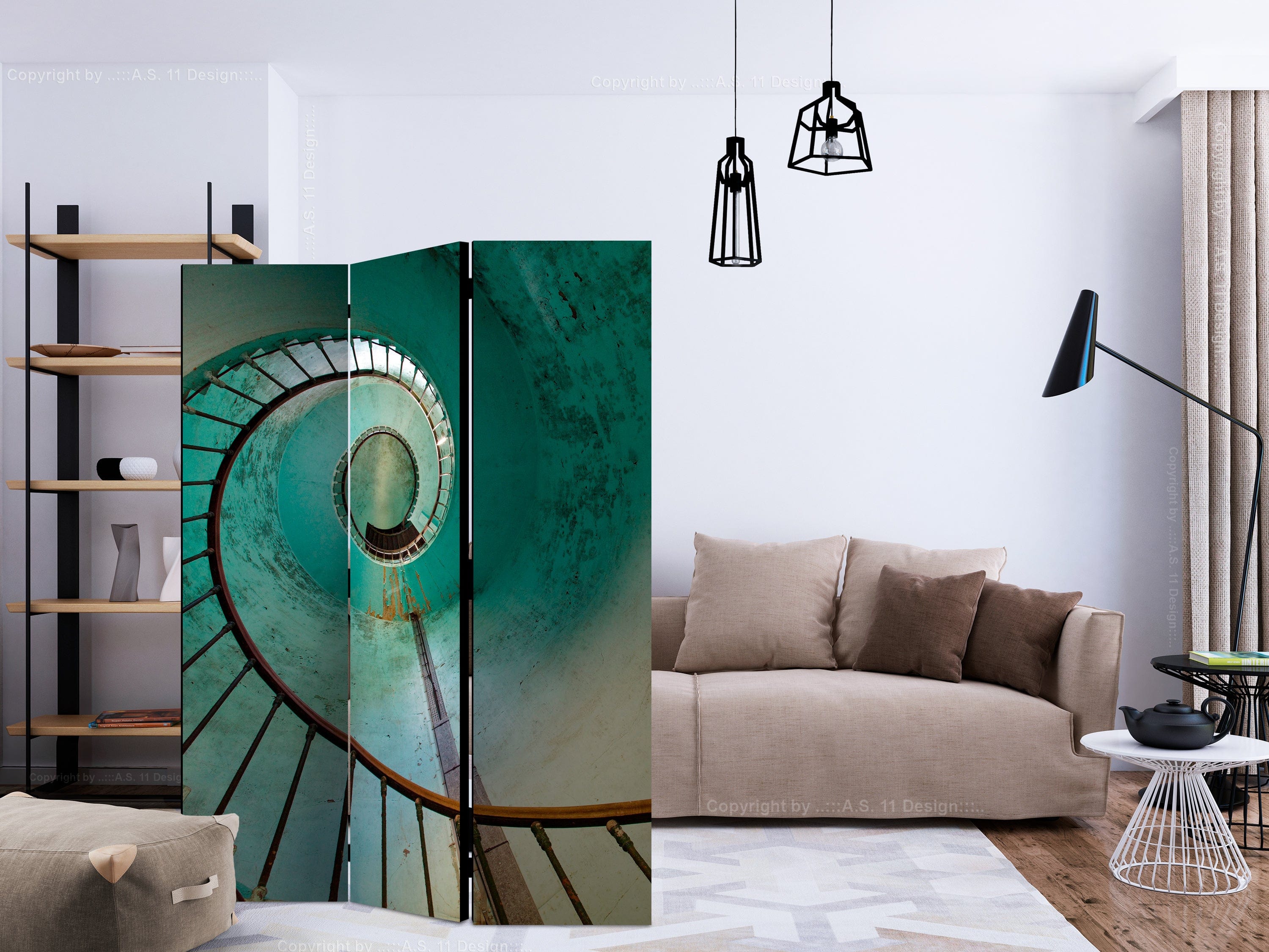 Aizslietnis 3-daļīgs - Bāka - kāpnes (135x172cm) 135x172 cm Home Trends