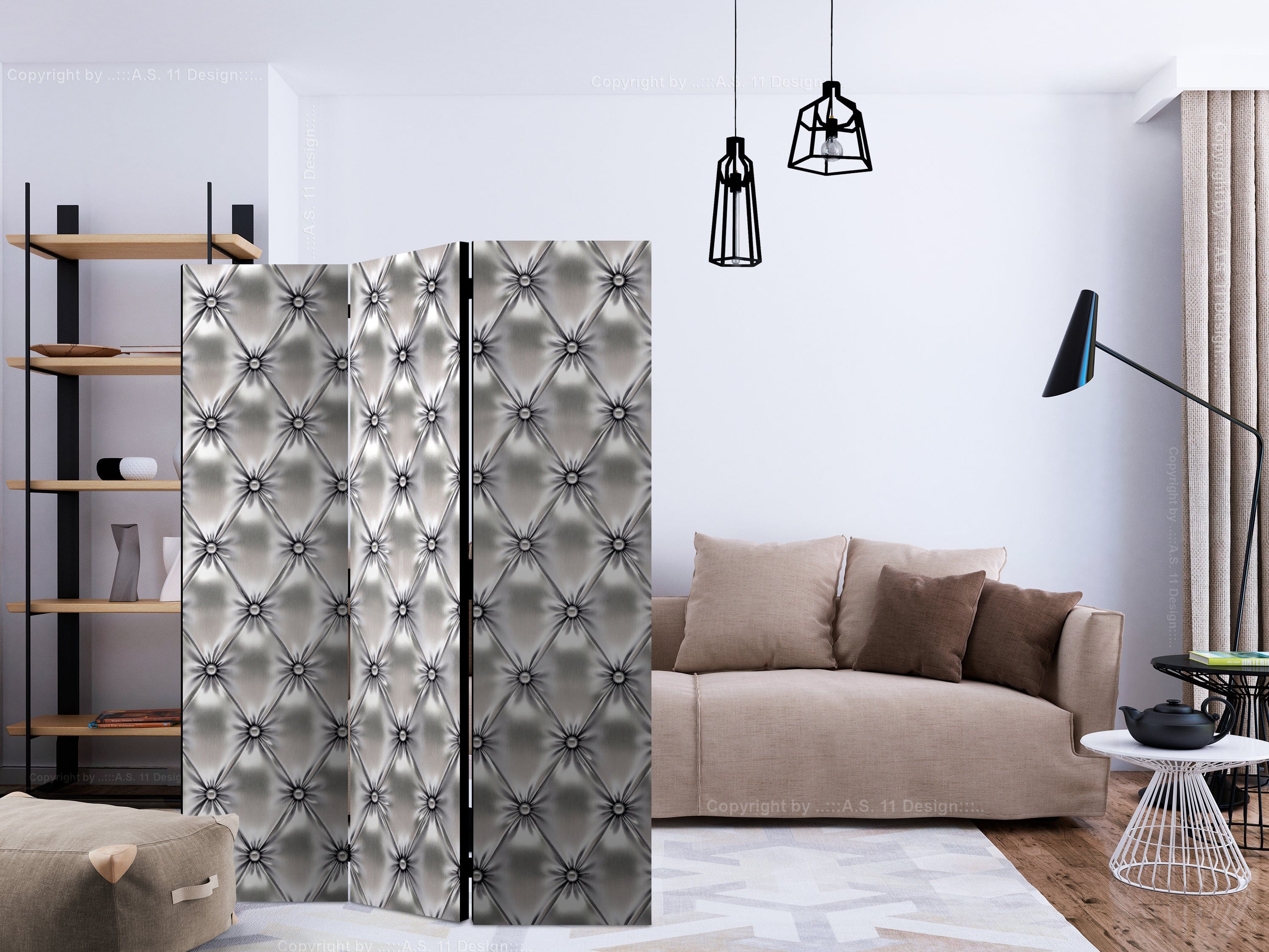 Aizslietnis 3-daļīgs - Baltā karaliene (135x172cm) 135x172 cm Home Trends