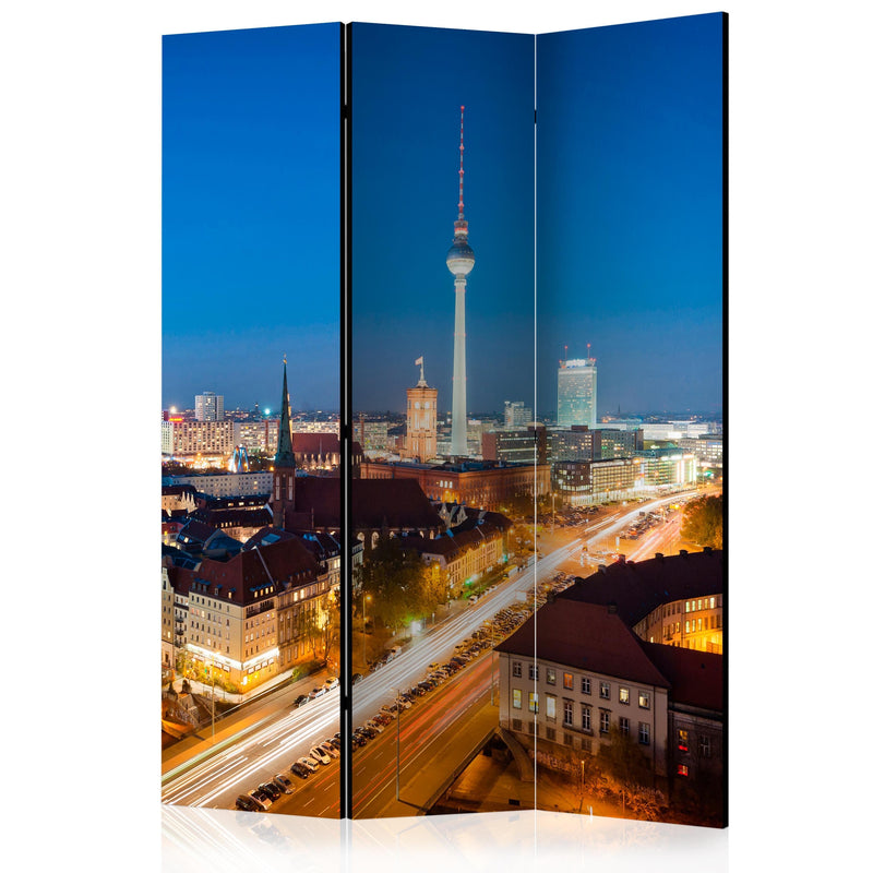 Aizslietnis 3-daļīgs - Berlīne naktī 4. versija (135x172cm) 135x172 cm Home Trends