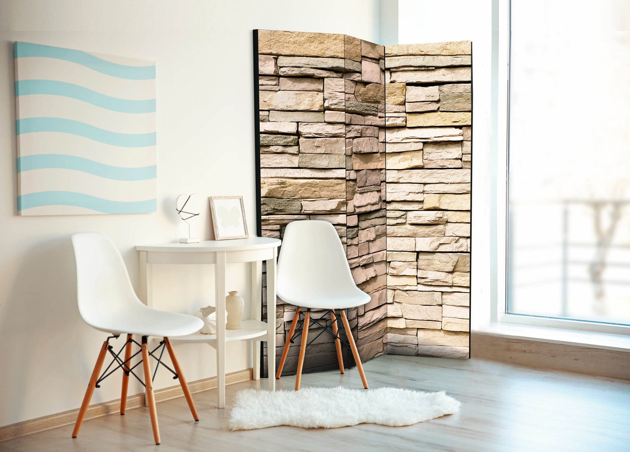 Aizslietnis 3-daļīgs - Dekoratīvais akmens (135x172cm) 135x172 cm Home Trends