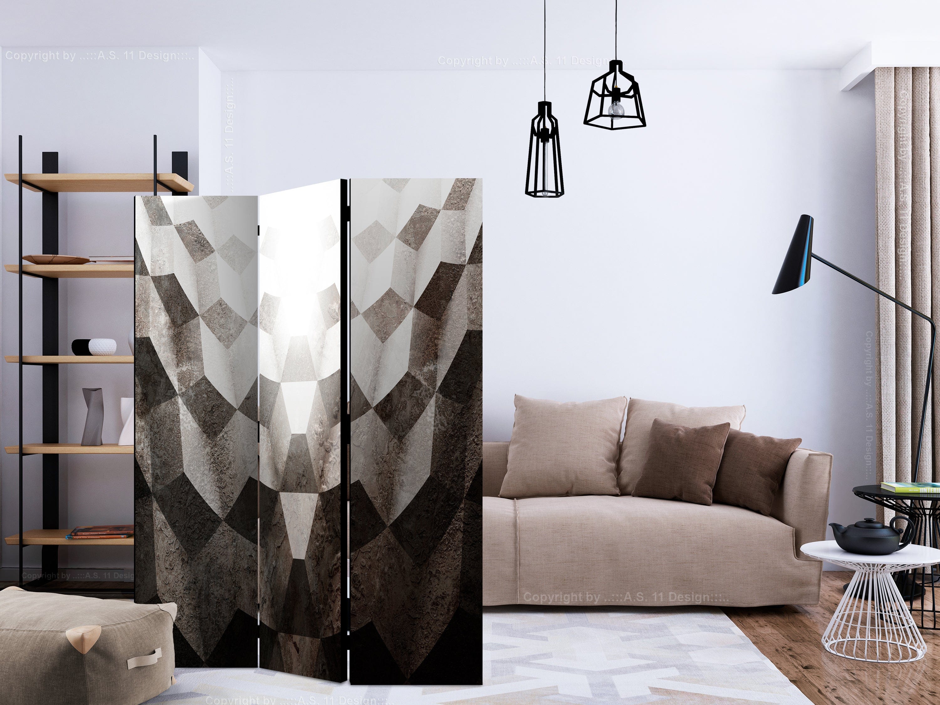 Aizslietnis 3-daļīgs - Gaisma tunelī (135x172cm) 135x172 cm Home Trends