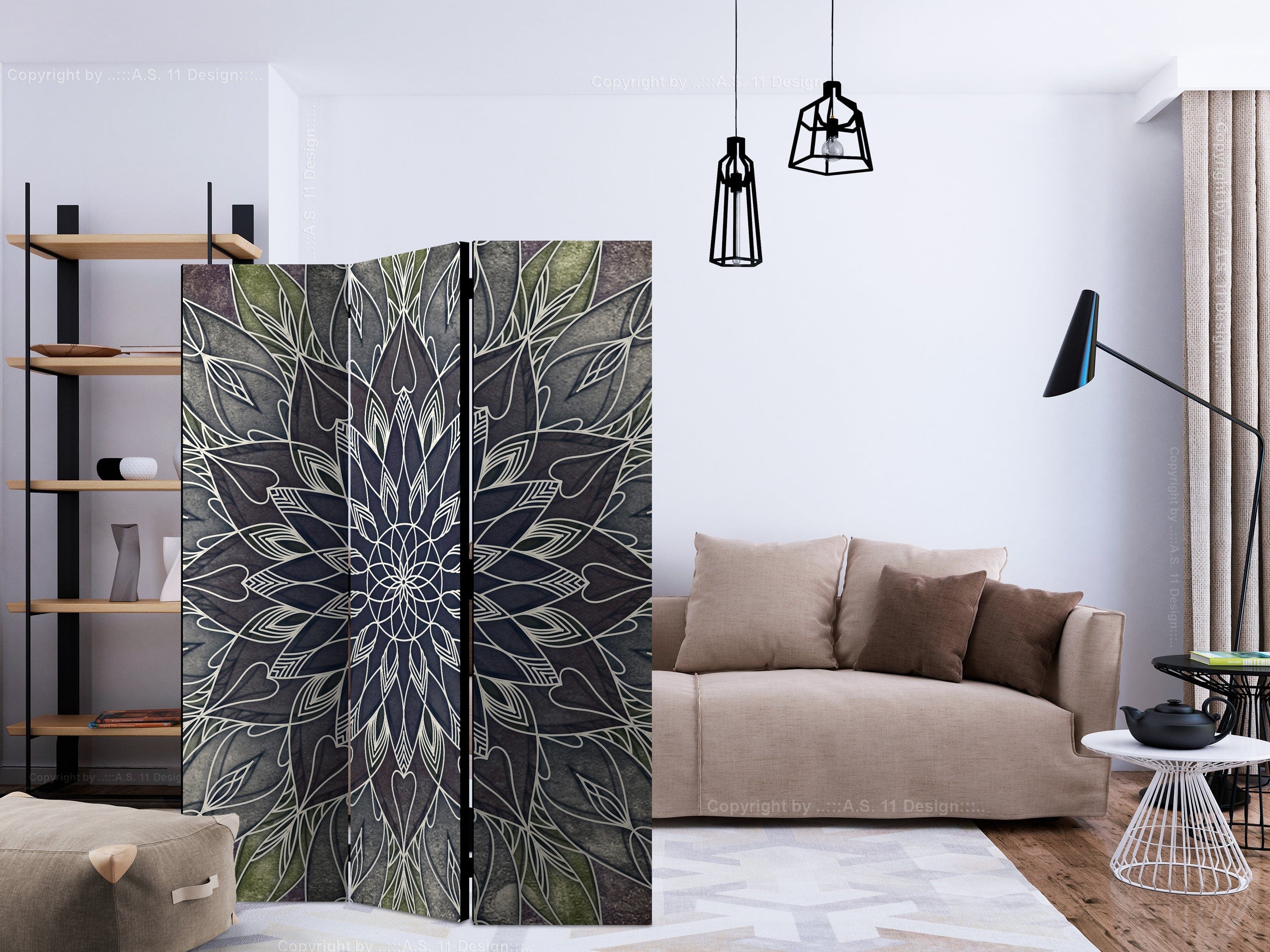 Aizslietnis 3-daļīgs - Imperiālais raksts (135x172cm) 135x172 cm Home Trends