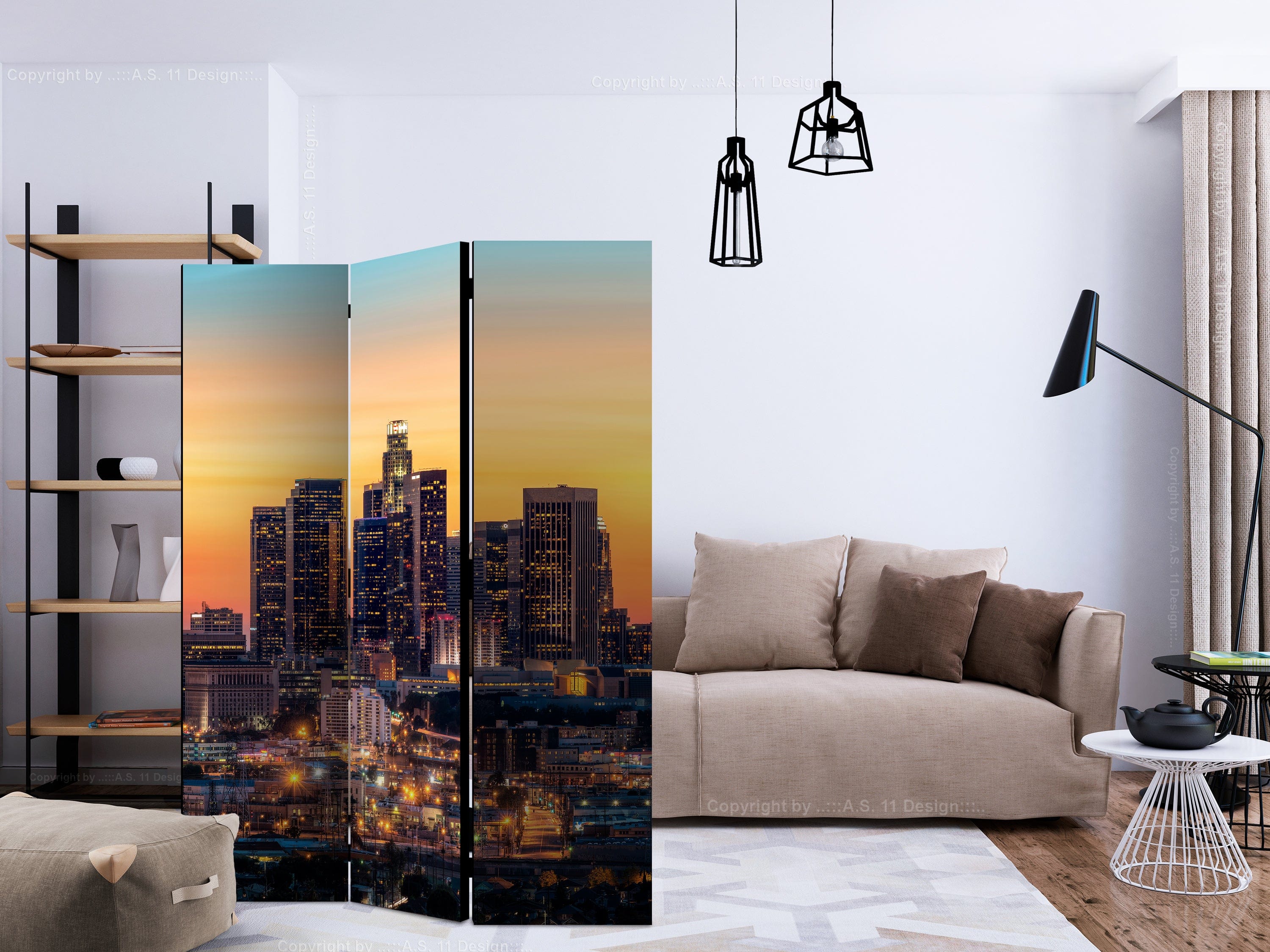 Aizslietnis 3-daļīgs - Kalifornijas vakars (135x172cm) 135x172 cm Home Trends