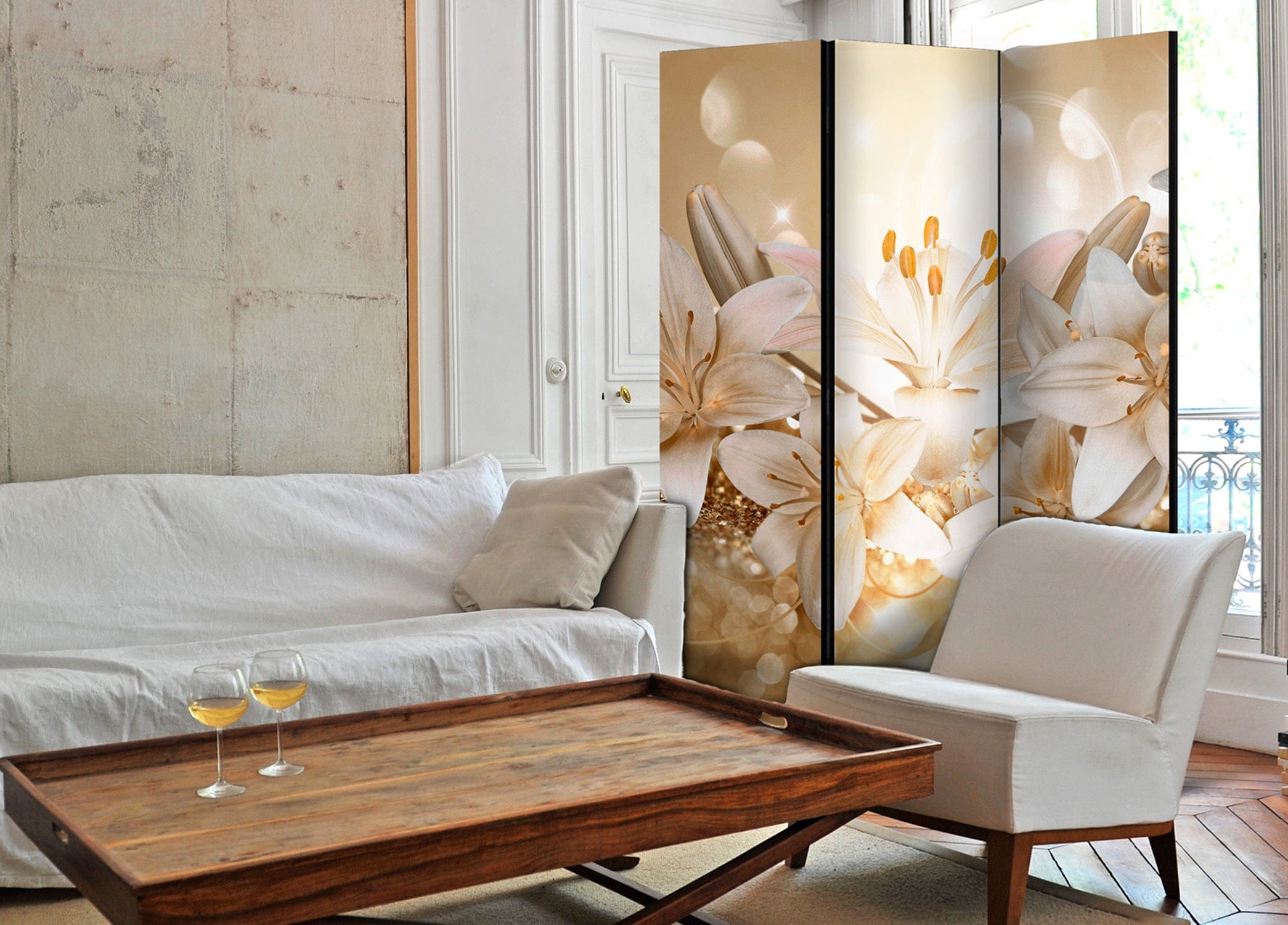 Aizslietnis 3-daļīgs - Karaliskā pievilcība (135x172cm) 135x172 cm Home Trends