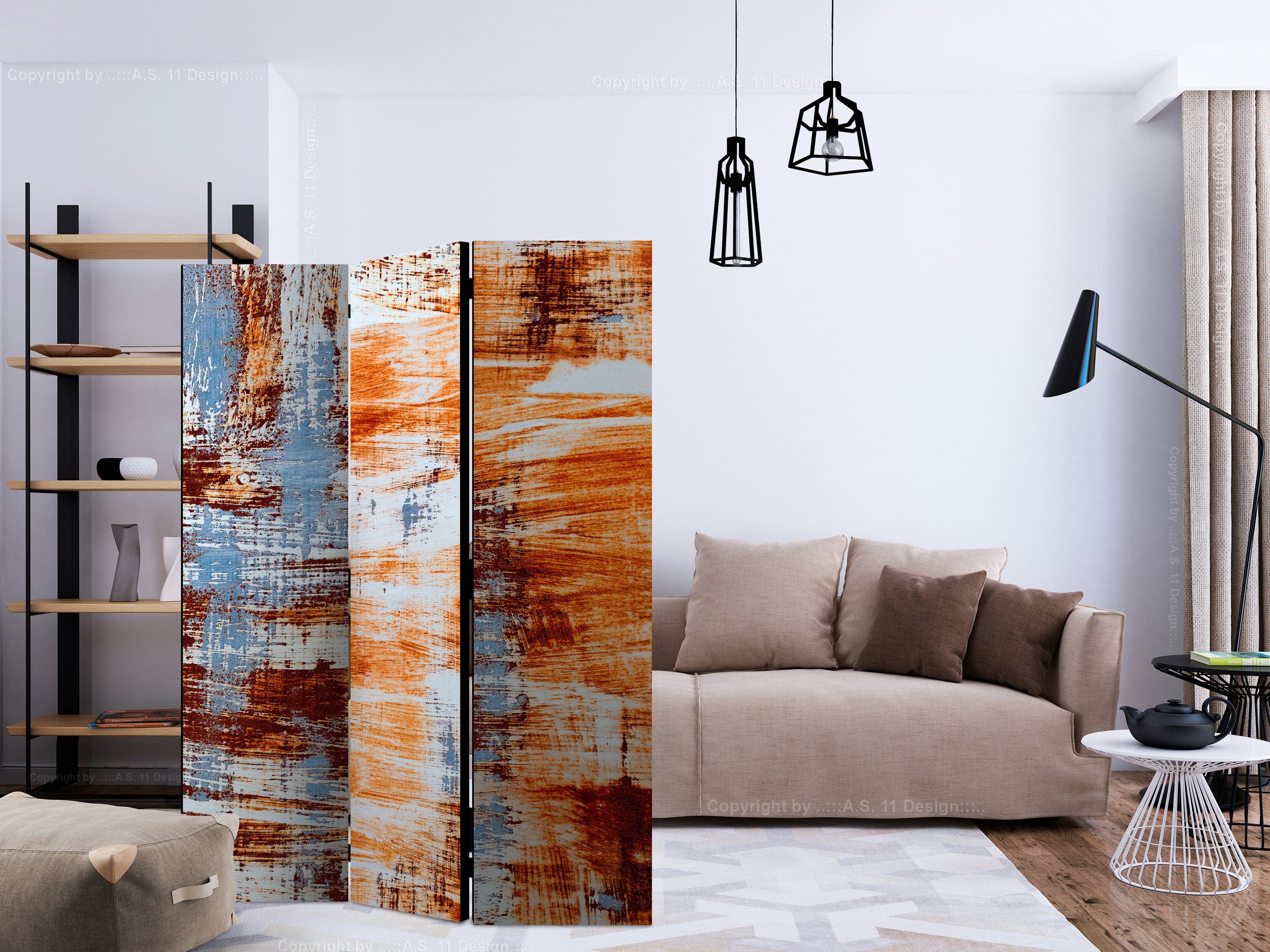 Aizslietnis 3-daļīgs - Korozija (135x172cm) 135x172 cm Home Trends