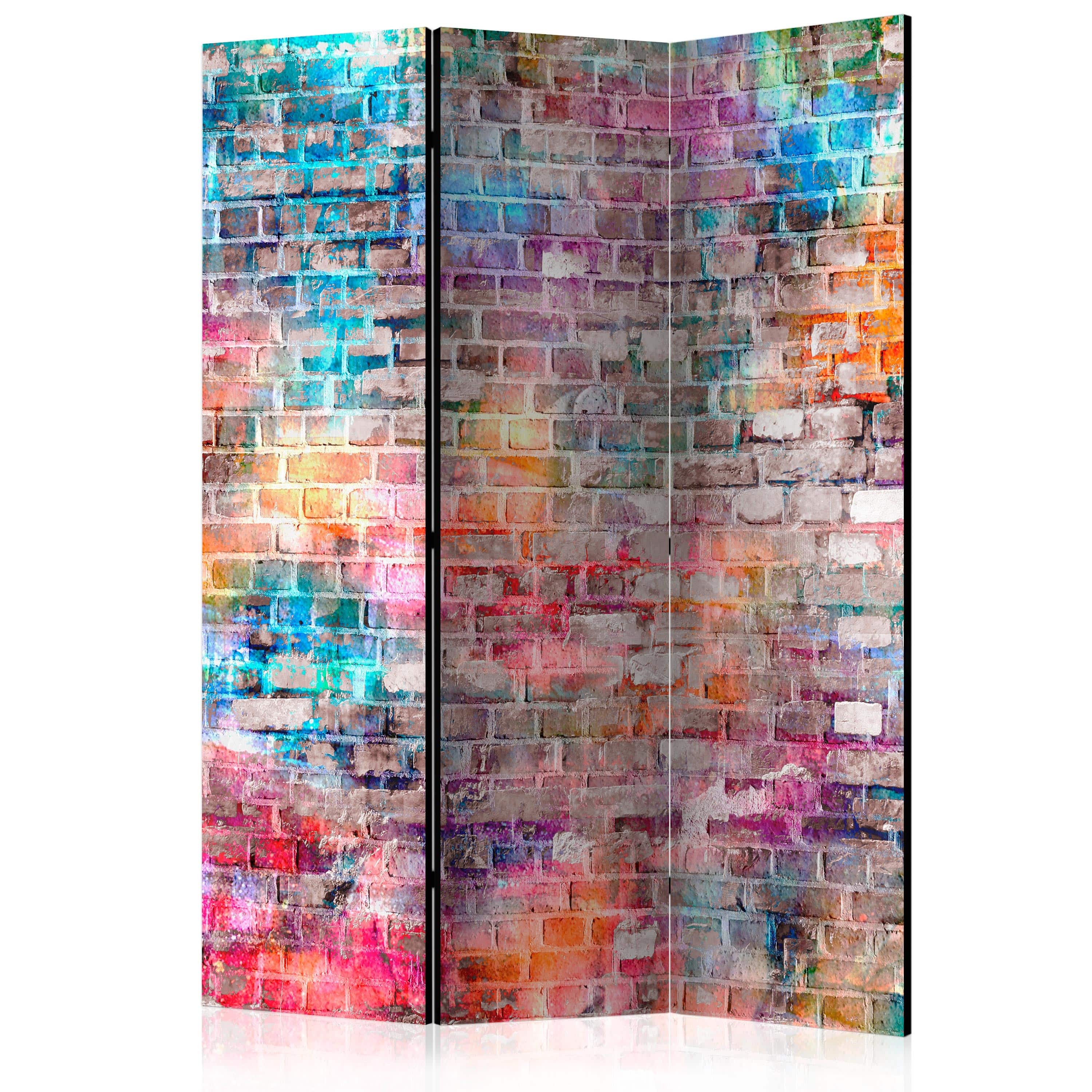 Aizslietnis 3-daļīgs - Krāsains ķieģelis (135x172cm) 135x172 cm Home Trends