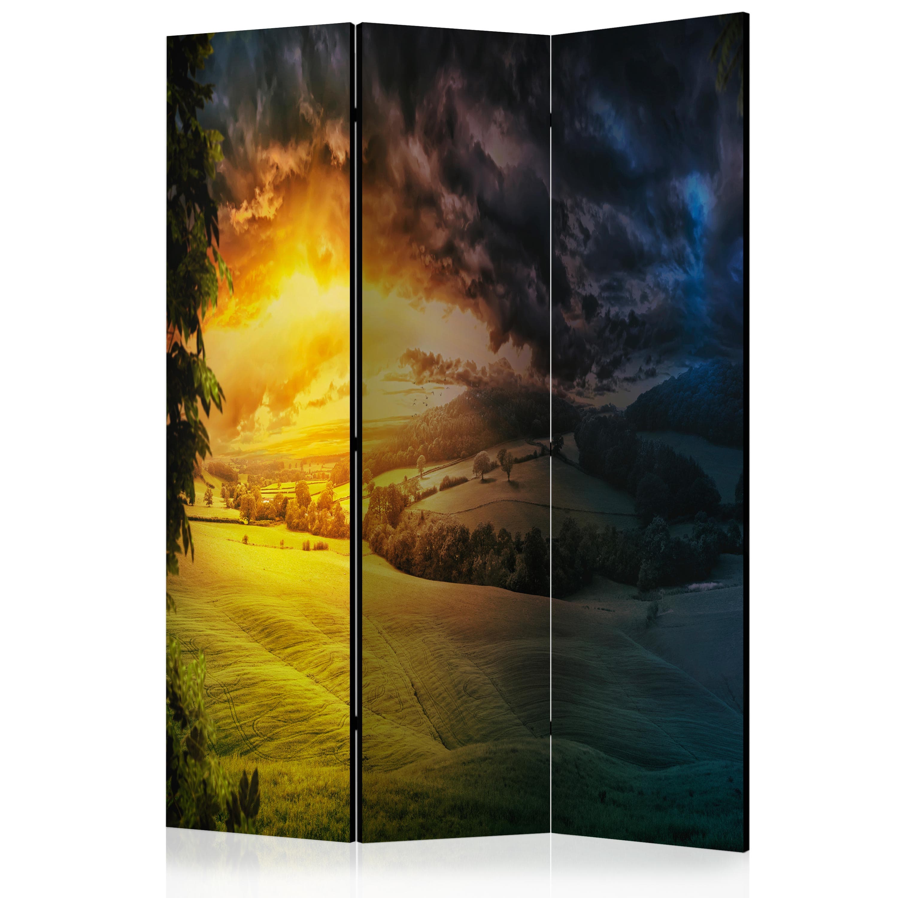 Aizslietnis 3-daļīgs - Krēslas pār ieleju (135x172cm) Home Trends