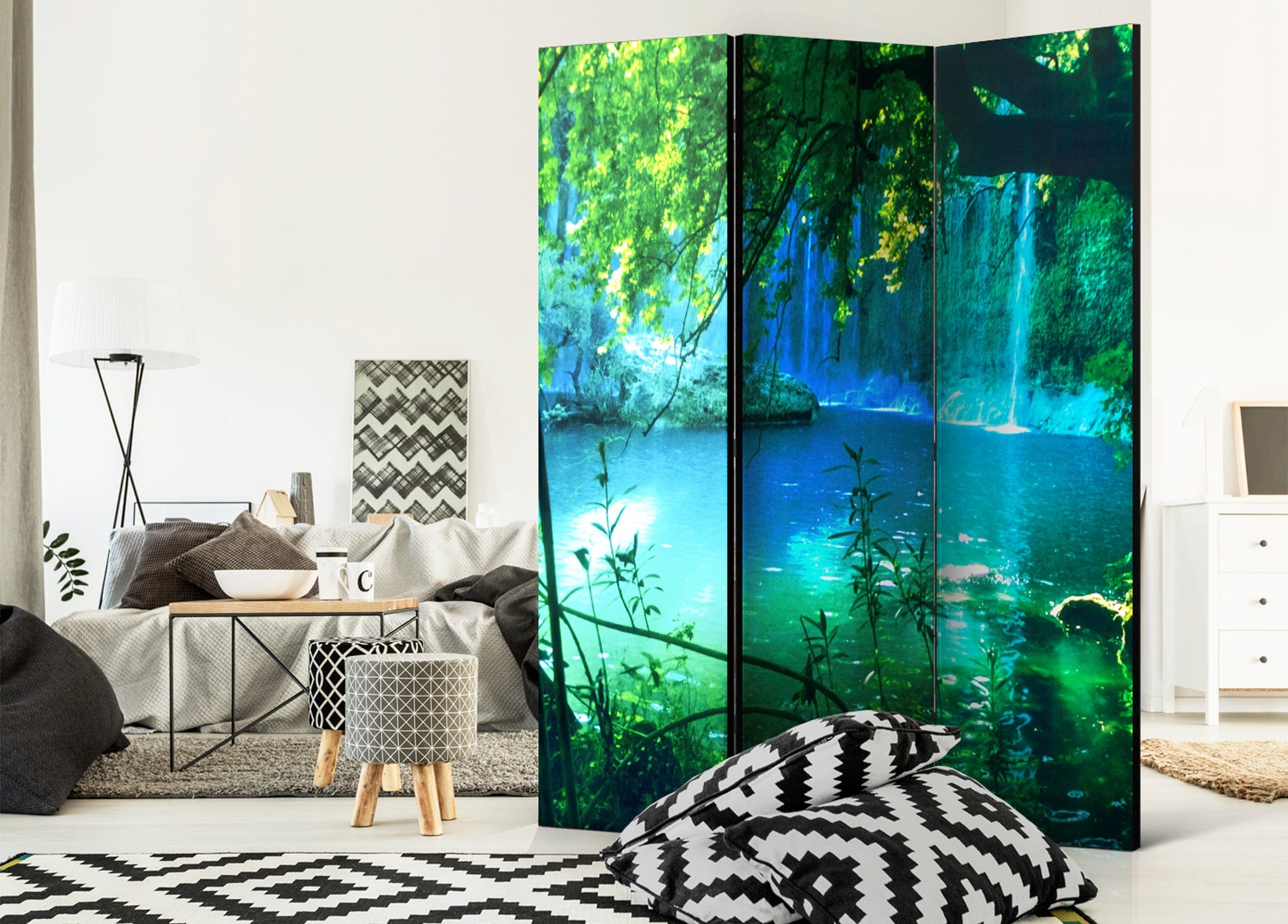 Aizslietnis 3-daļīgs - Kursunlu ūdenskritumi (135x172cm) 135x172 cm Home Trends