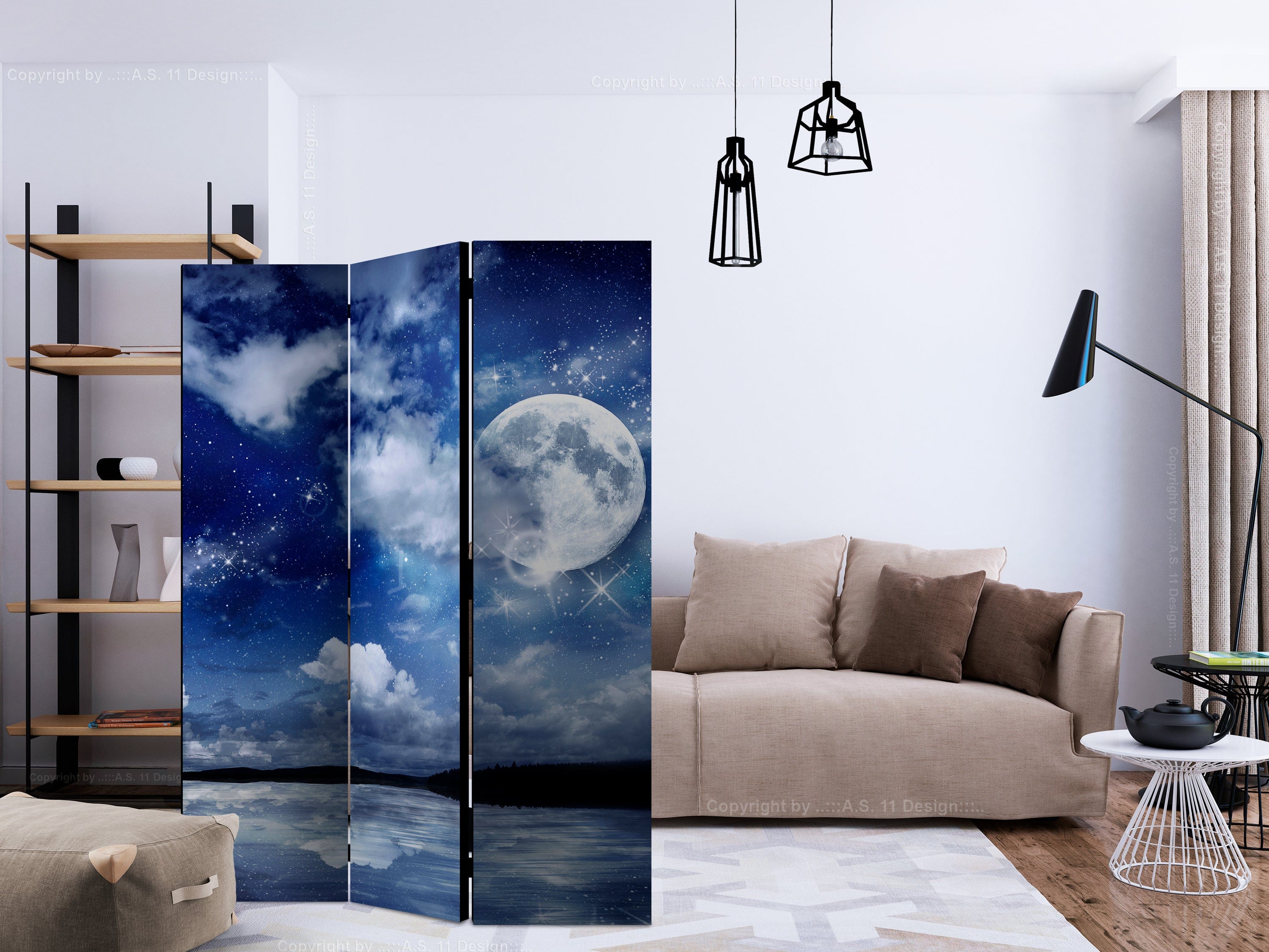 Aizslietnis 3-daļīgs - Maģiskā nakts (135x172cm) 135x172 cm Home Trends