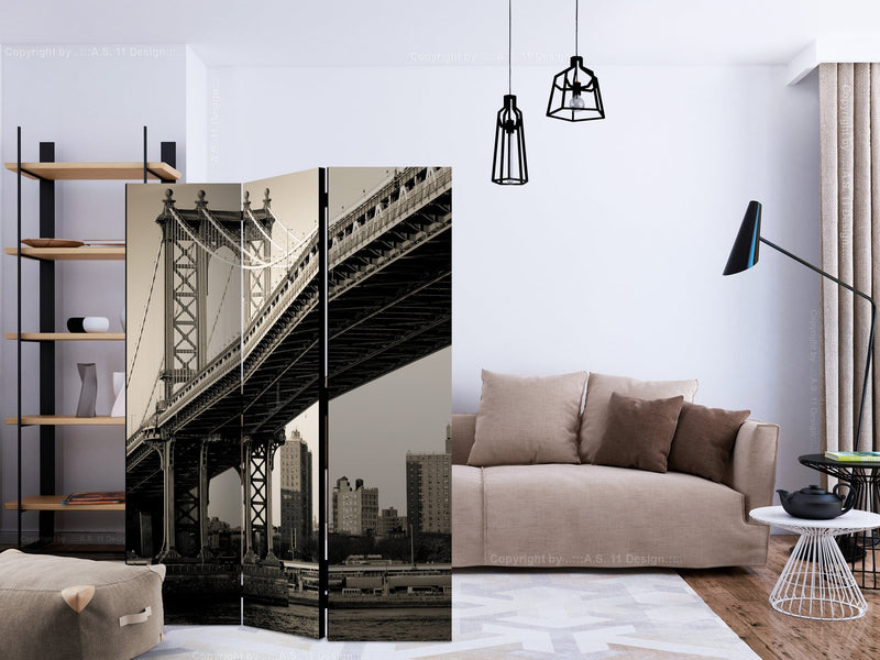 Aizslietnis 3-daļīgs - Manhetenas tilts, Ņujorka (135x172cm) 135x172 cm Home Trends
