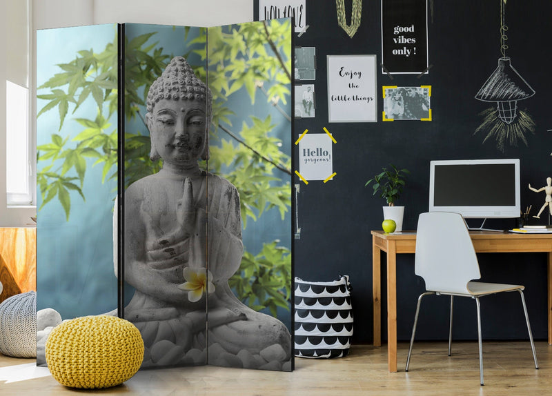 Aizslietnis 3-daļīgs - Meditējošais Buda (135x172cm) 135x172 cm Home Trends