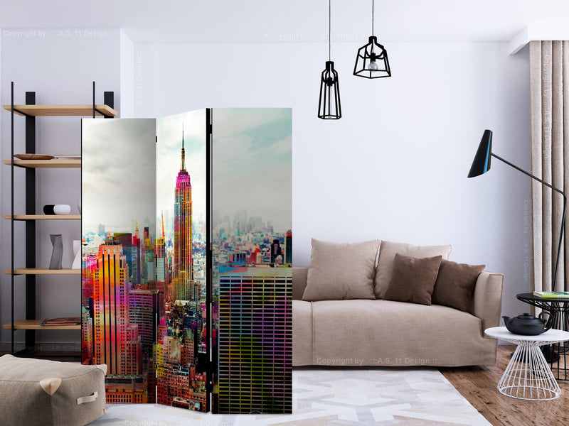 Aizslietnis 3-daļīgs - Ņujorkas pilsētas krāsas (135x172cm) 135x172 cm Home Trends