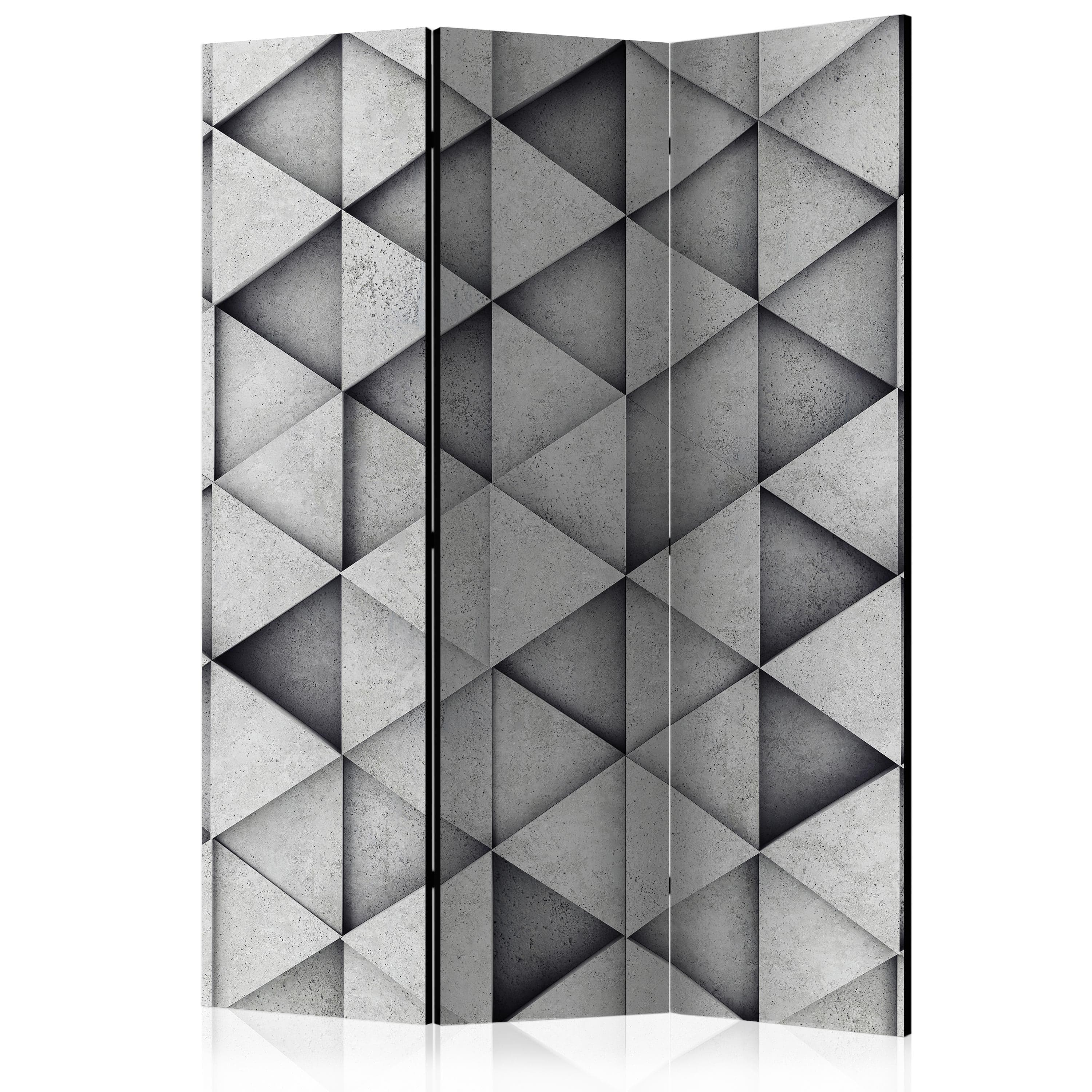 Aizslietnis 3-daļīgs - Pelēki trijstūri (135x172cm) 135x172 cm Home Trends