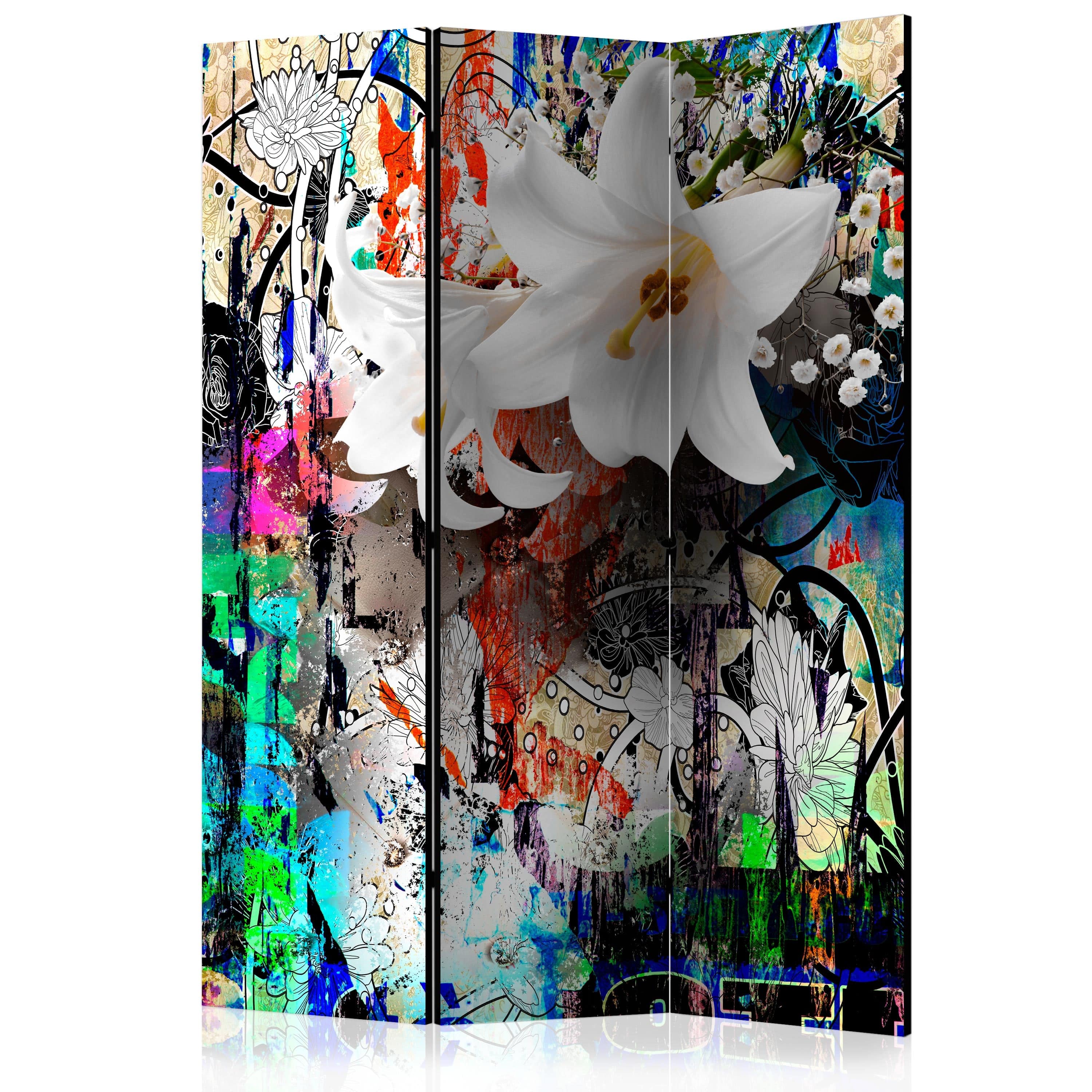 Aizslietnis 3-daļīgs - Pilsētas lilija (135x172cm) Home Trends