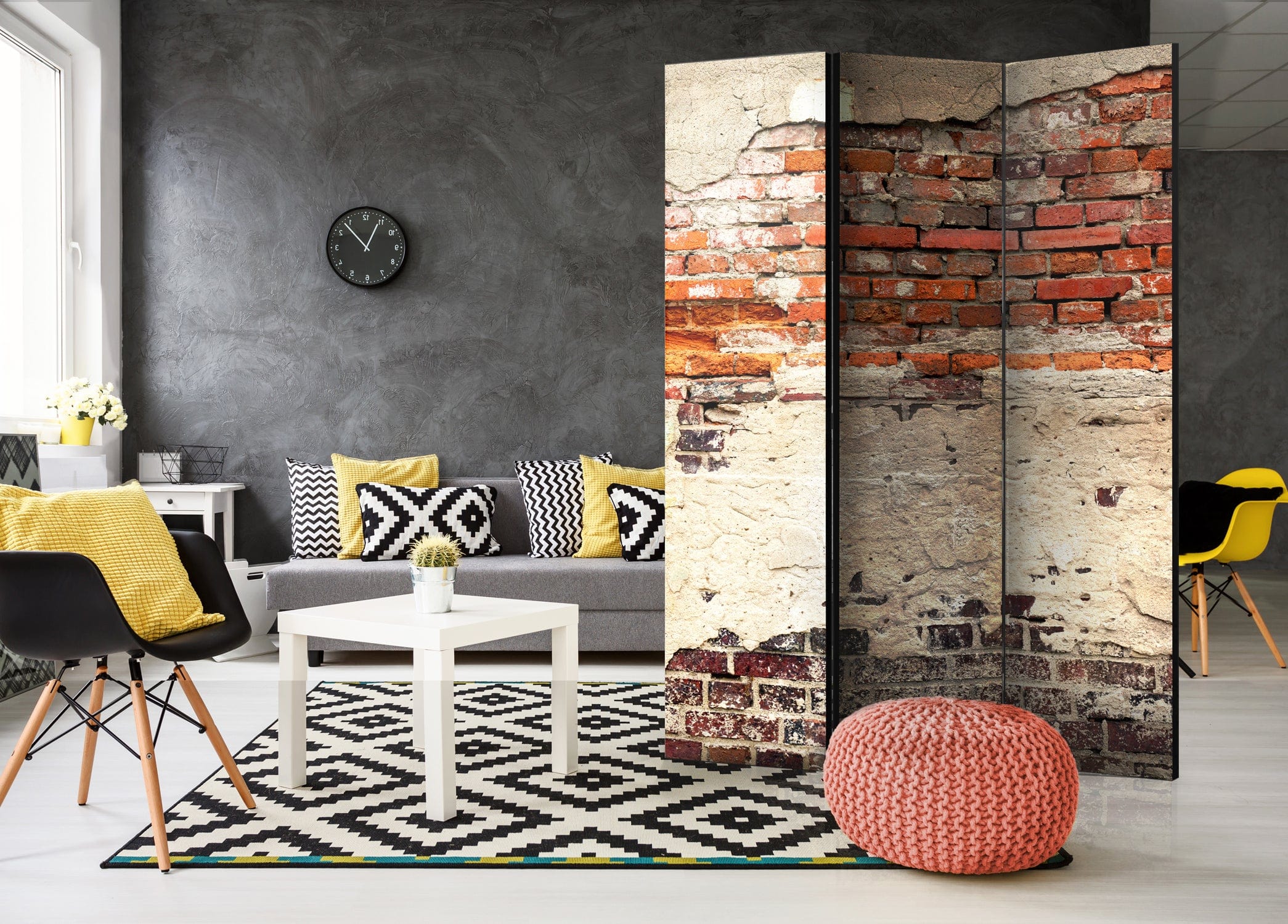 Aizslietnis 3-daļīgs - Pilsētas vēsture (135x172cm) 135x172 cm Home Trends