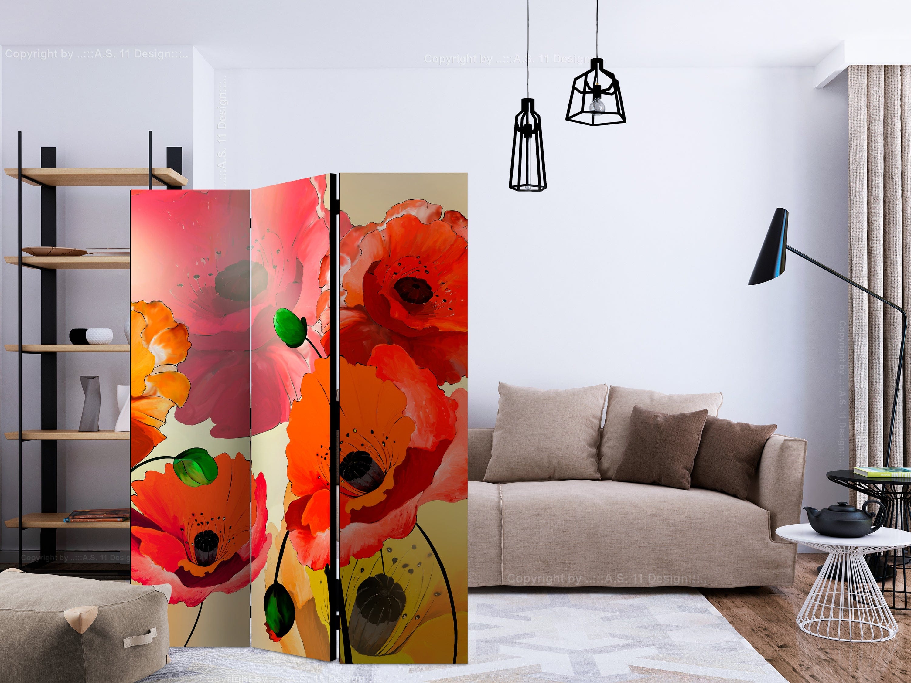 Aizslietnis 3-daļīgs - Samta magones (135x172cm) 135x172 cm Home Trends