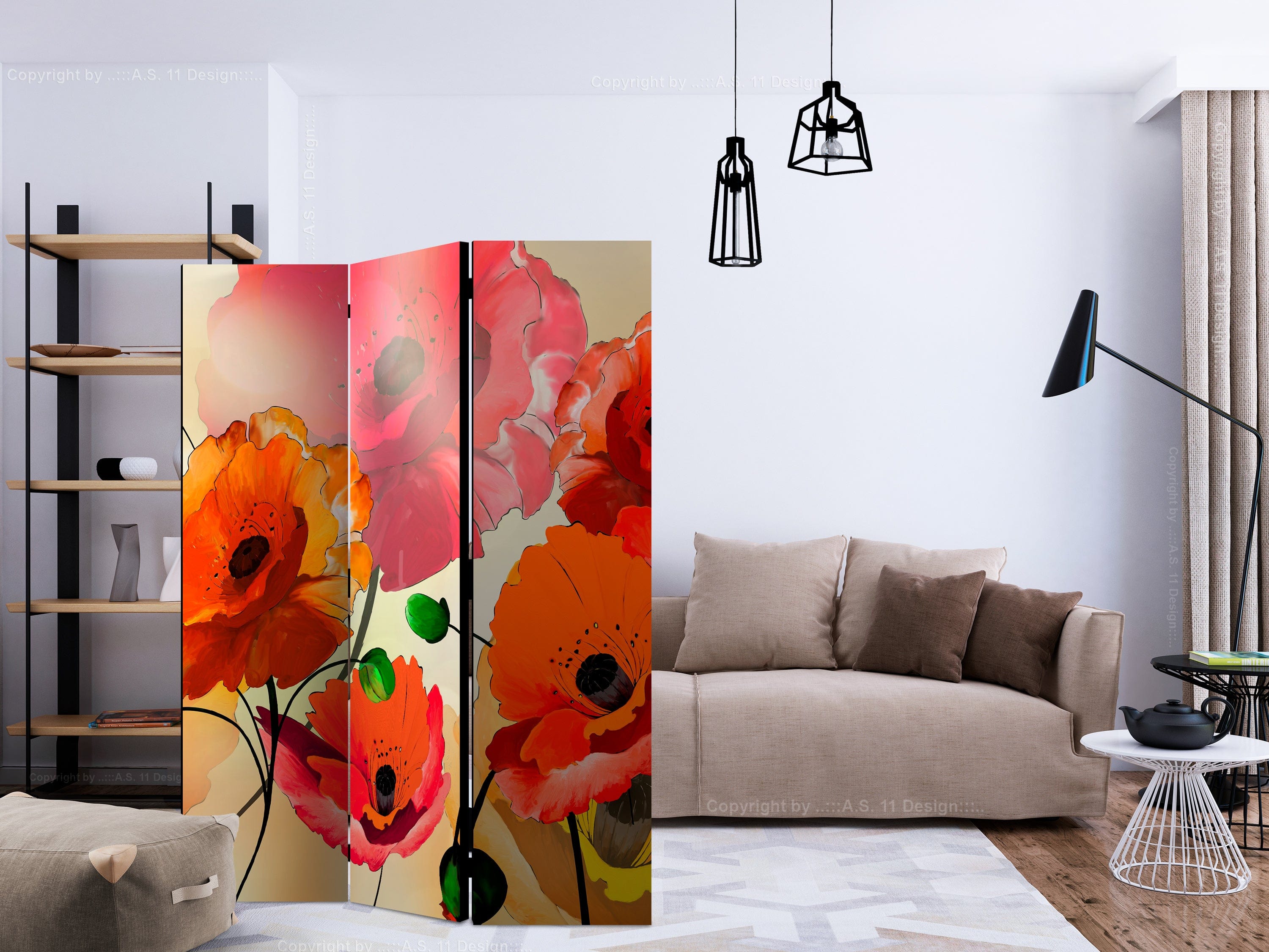 Aizslietnis 3-daļīgs - Samta magones 2. versija (135x172cm) 135x172 cm Home Trends