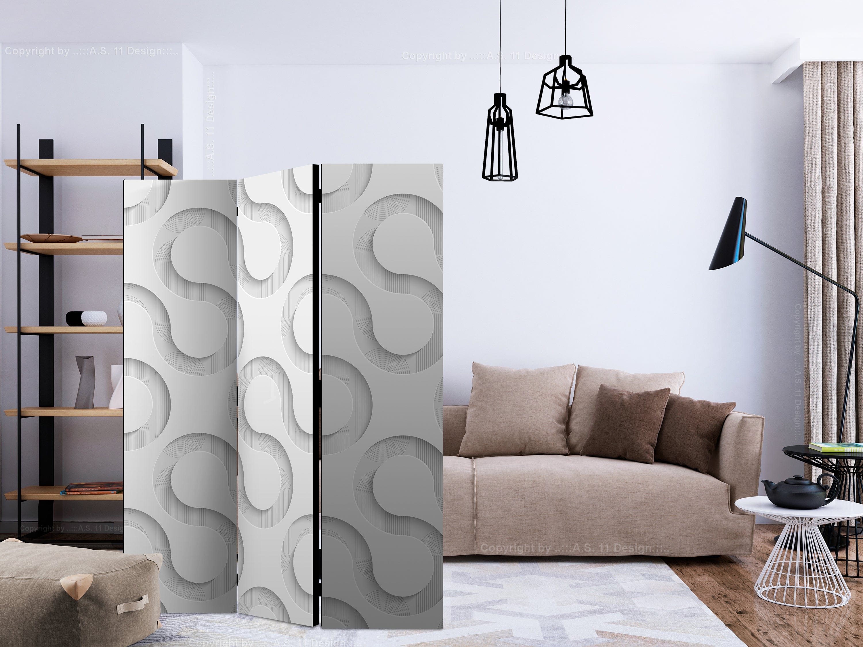 Aizslietnis 3-daļīgs - Serpentīns (135x172cm) 135x172 cm Home Trends