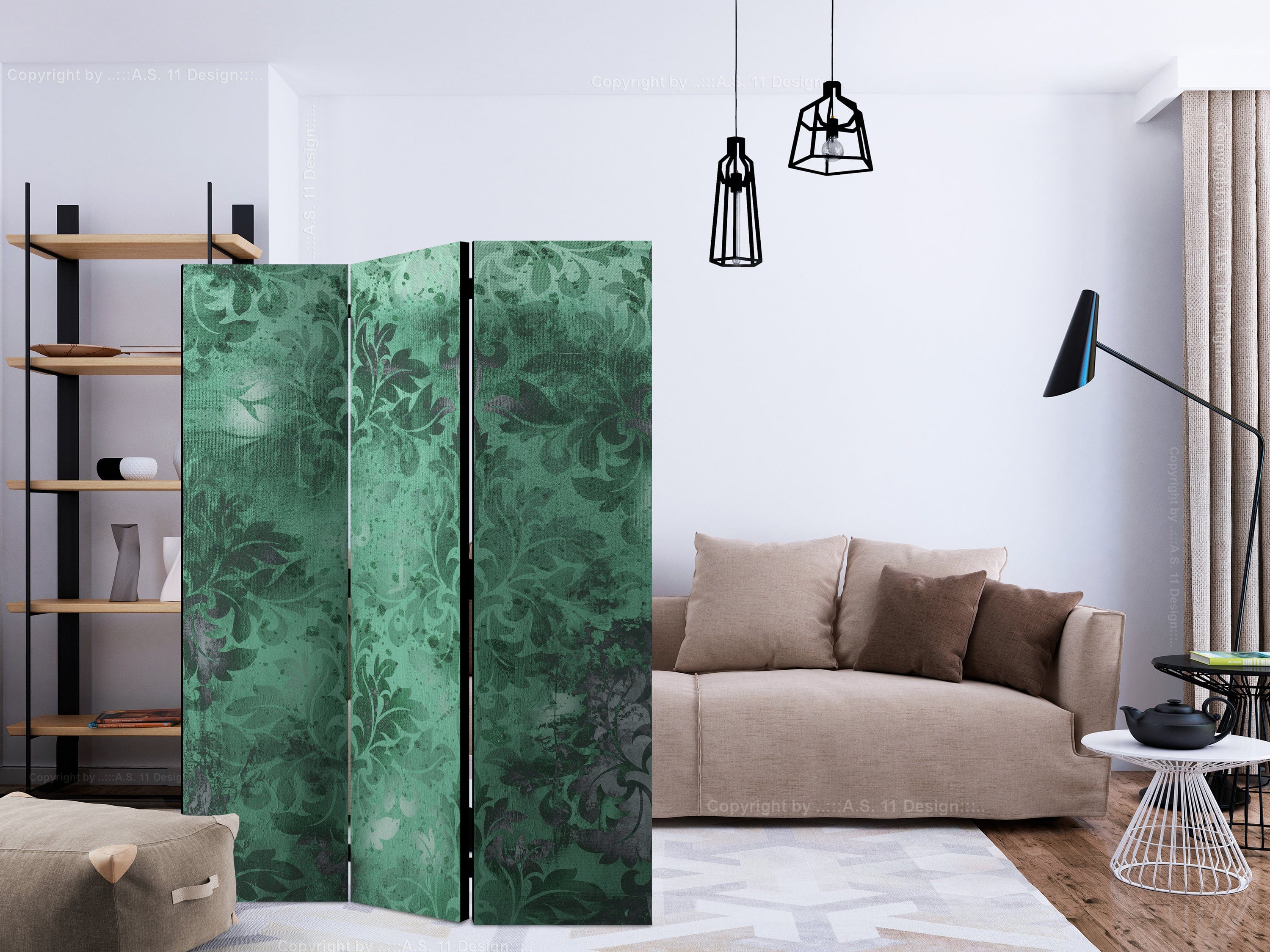 Aizslietnis 3-daļīgs - Smaragda atmiņa (135x172cm) 135x172 cm Home Trends