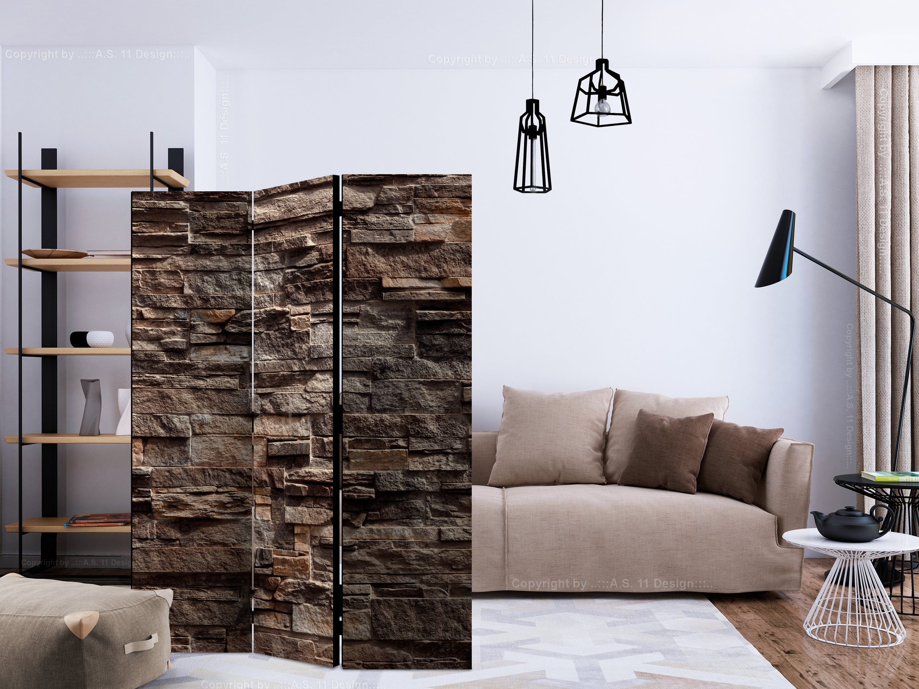 Aizslietnis 3-daļīgs - Stilīga bronza (135x172cm) 135x172 cm Home Trends