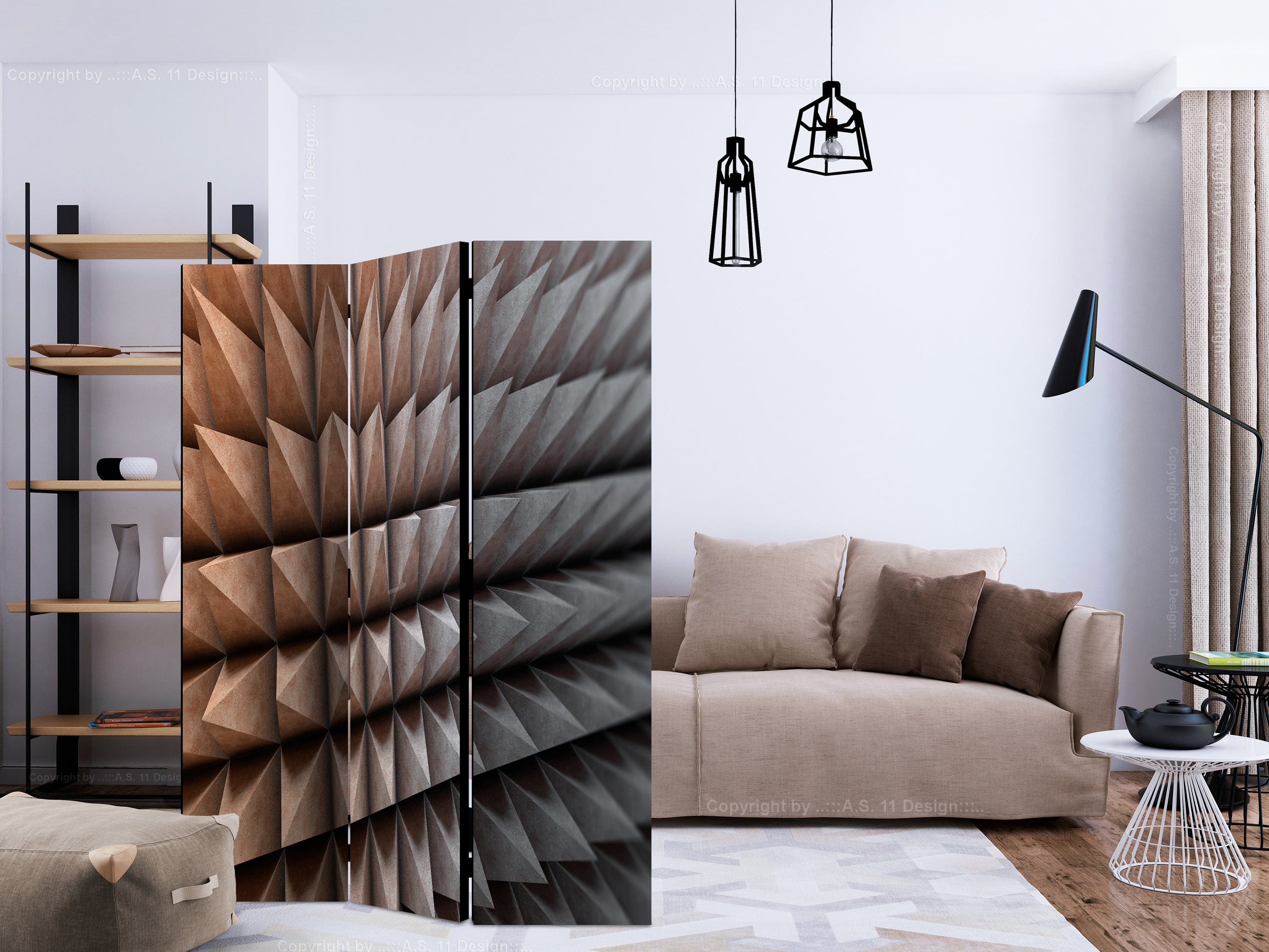 Aizslietnis 3-daļīgs - Tērauda aizsardzība  (135x172cm) 135x172 cm Home Trends