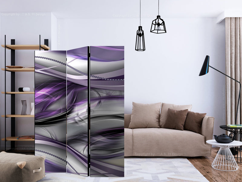 Aizslietnis 3-daļīgs - Tūneļi (violets) (135x172cm) 135x172 cm Home Trends