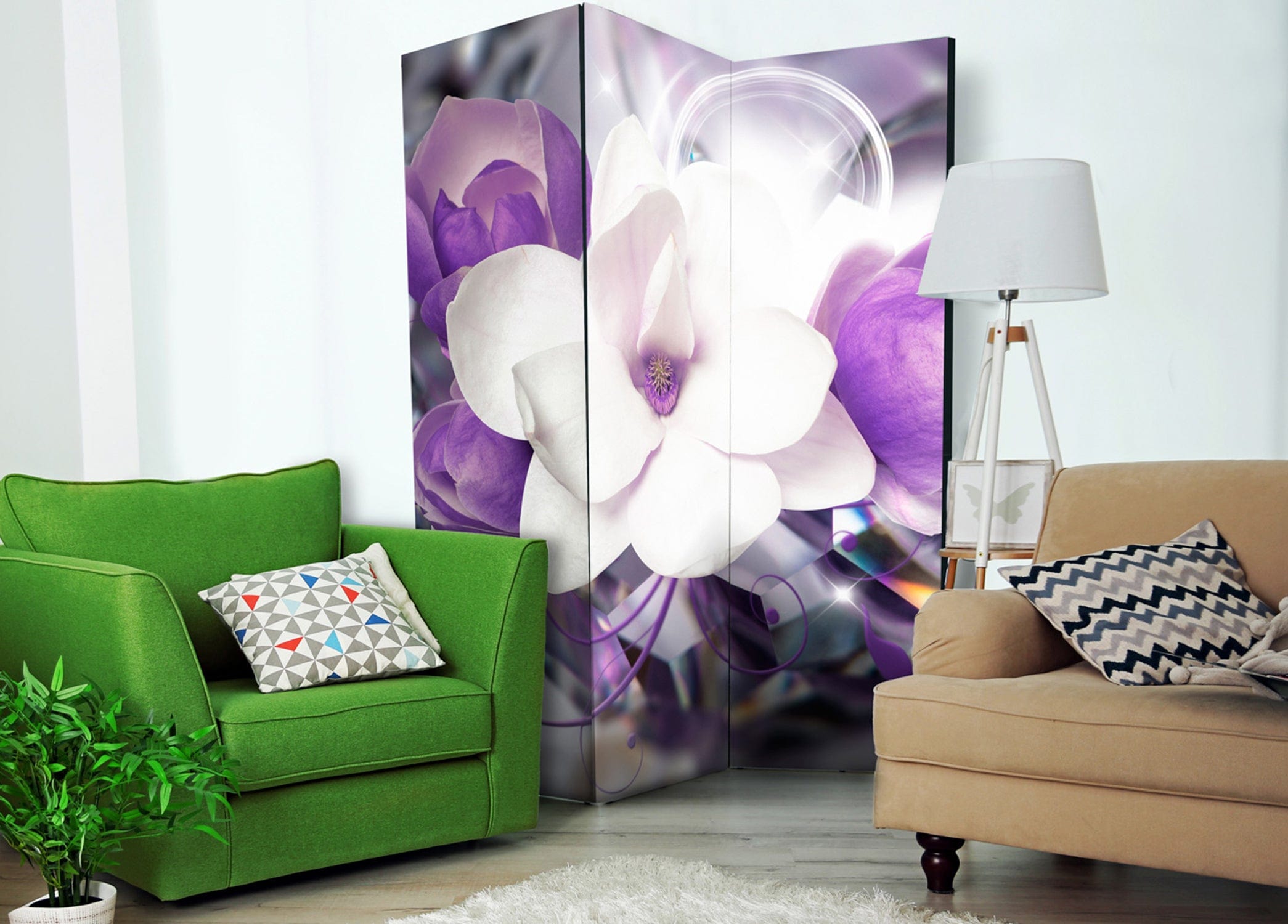 Aizslietnis 3-daļīgs - Violetā ķeizariene (135x172cm) 135x172 cm Home Trends