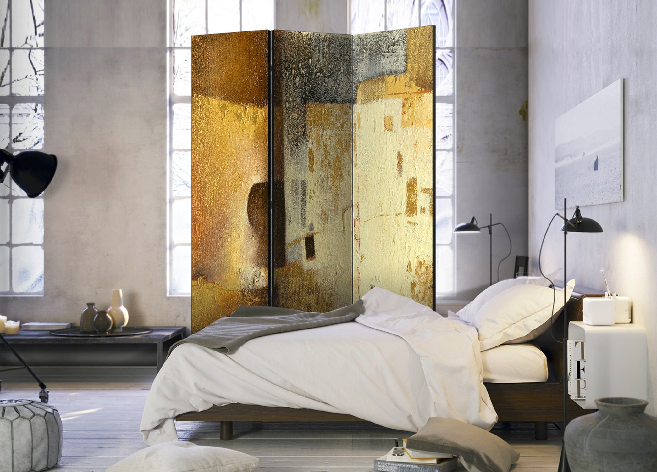 Aizslietnis 3-daļīgs - Zelta dīvainība (135x172cm) 135x172 cm Home Trends