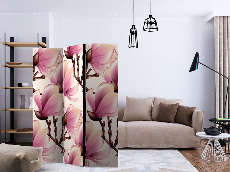 Aizslietnis 3-daļīgs - Ziedošās magnolijas (135x172cm) 135x172 cm Home Trends
