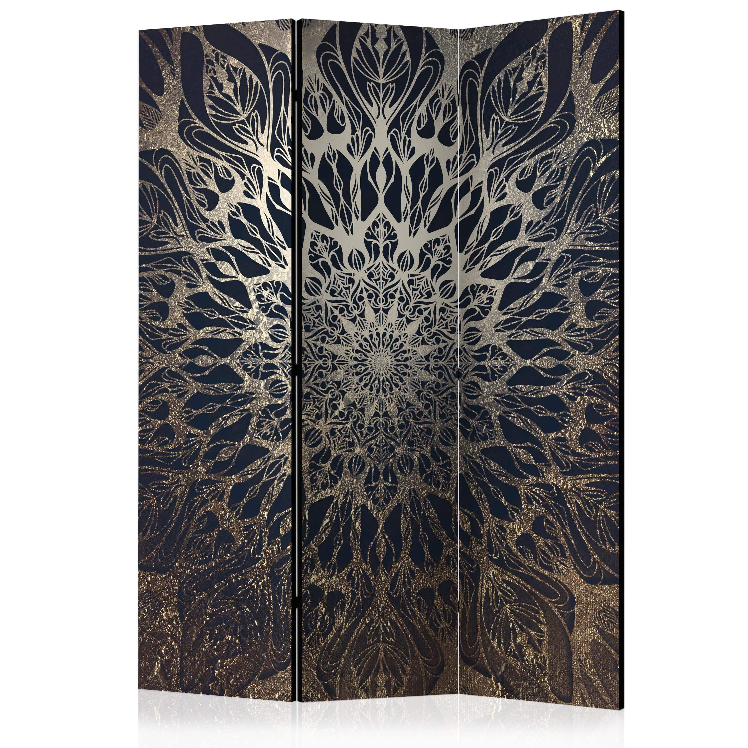 Aizslietnis 3-daļīgs - Zirnekļtīkls (brūns) (135x172cm) Home Trends