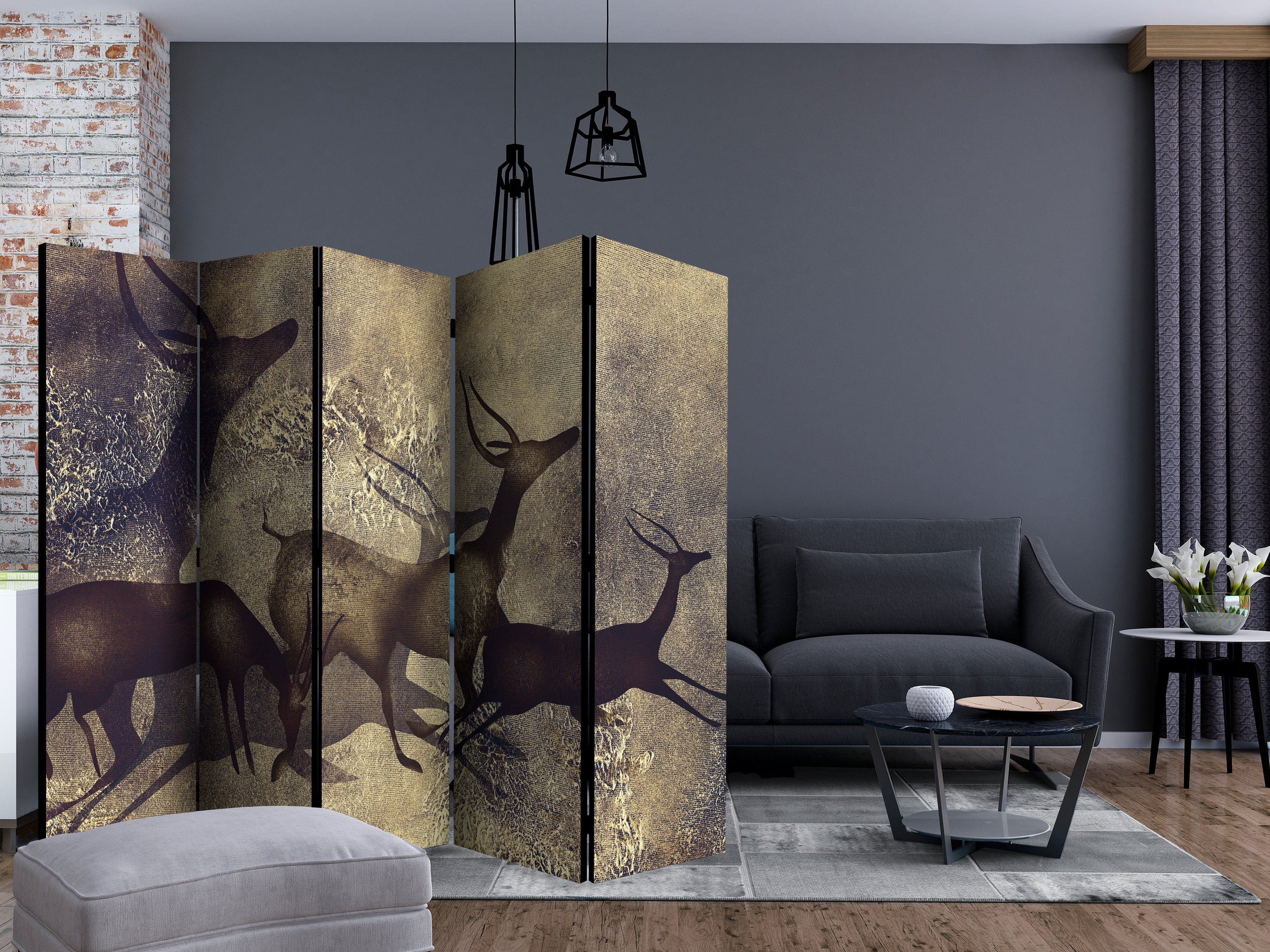 Aizslietnis 5-daļīgs - Antilopes (225x172cm) Home Trends