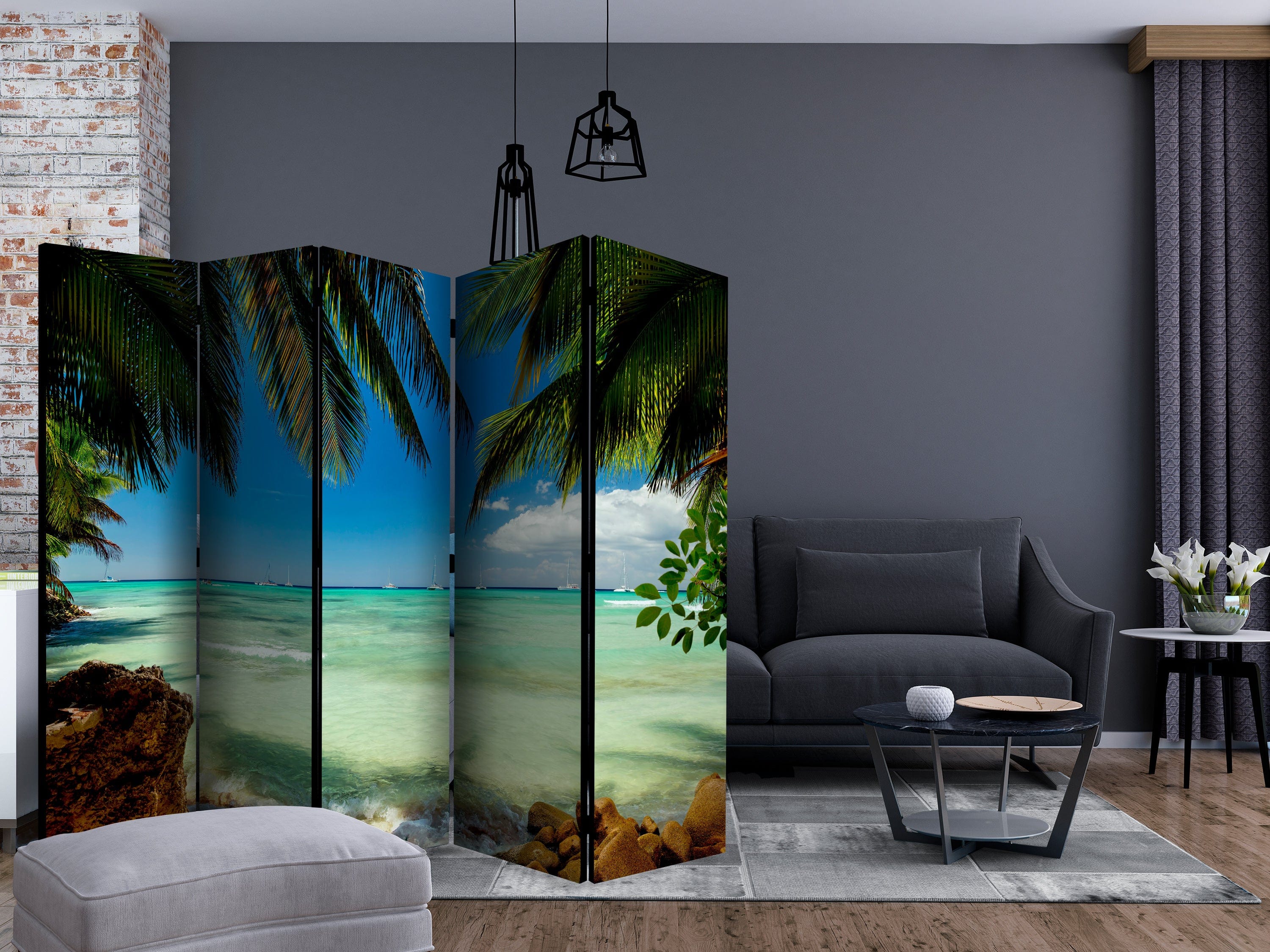 Aizslietnis 5-daļīgs - Atpūta pludmalē (225x172cm) Home Trends