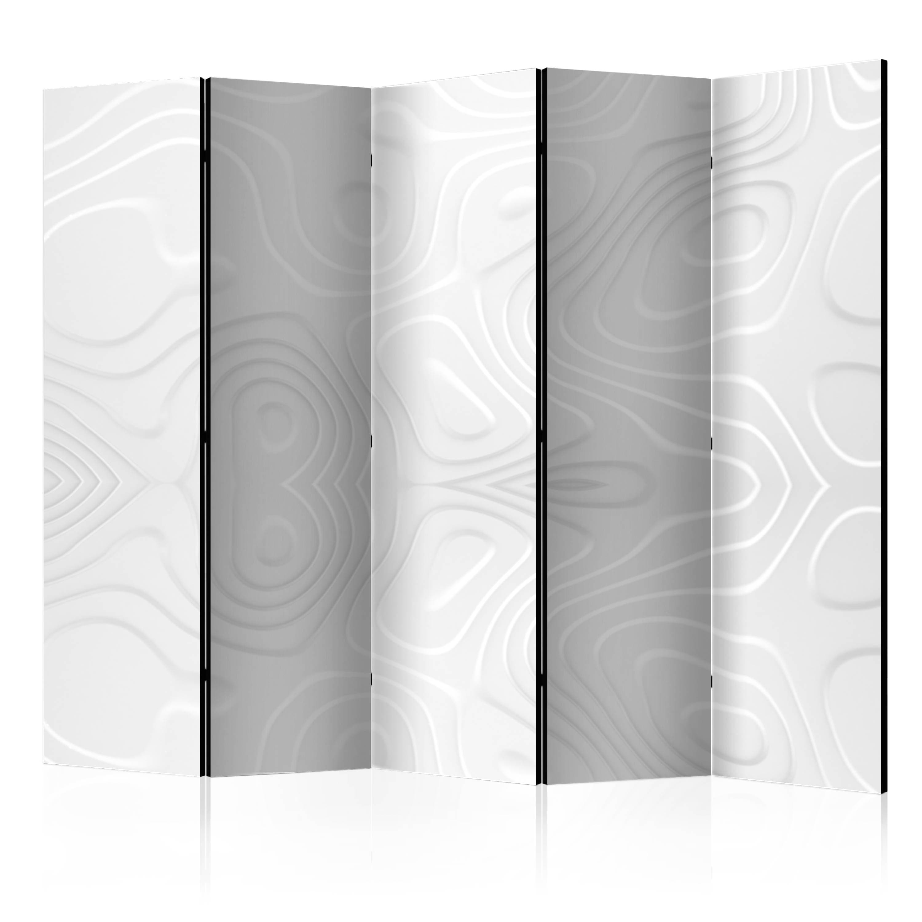 Aizslietnis 5-daļīgs - Baltie viļņi (225x172cm) 225x172 cm Home Trends