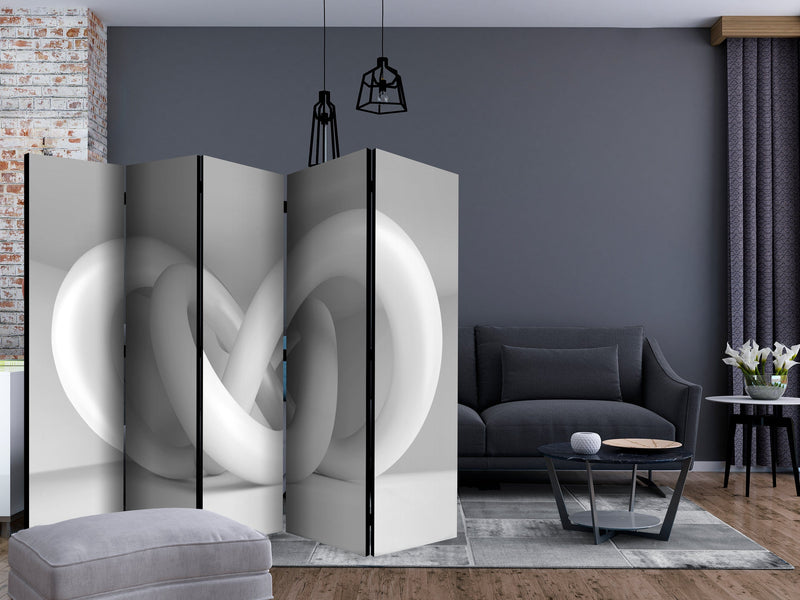 Aizslietnis 5-daļīgs - Balts vilnis (225x172cm) Home Trends