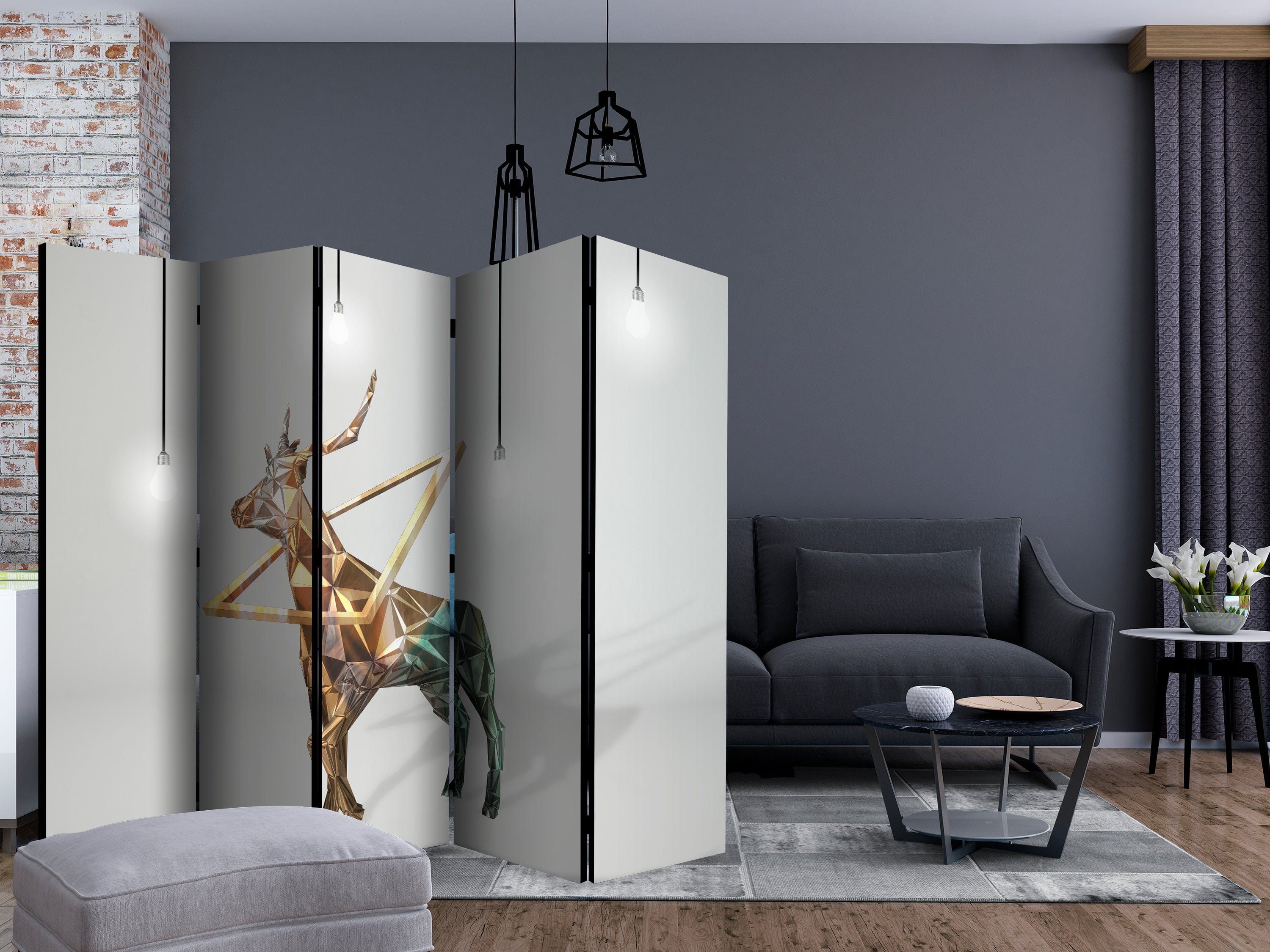 Aizslietnis 5-daļīgs - Briedis (3D) (225x172cm) Home Trends