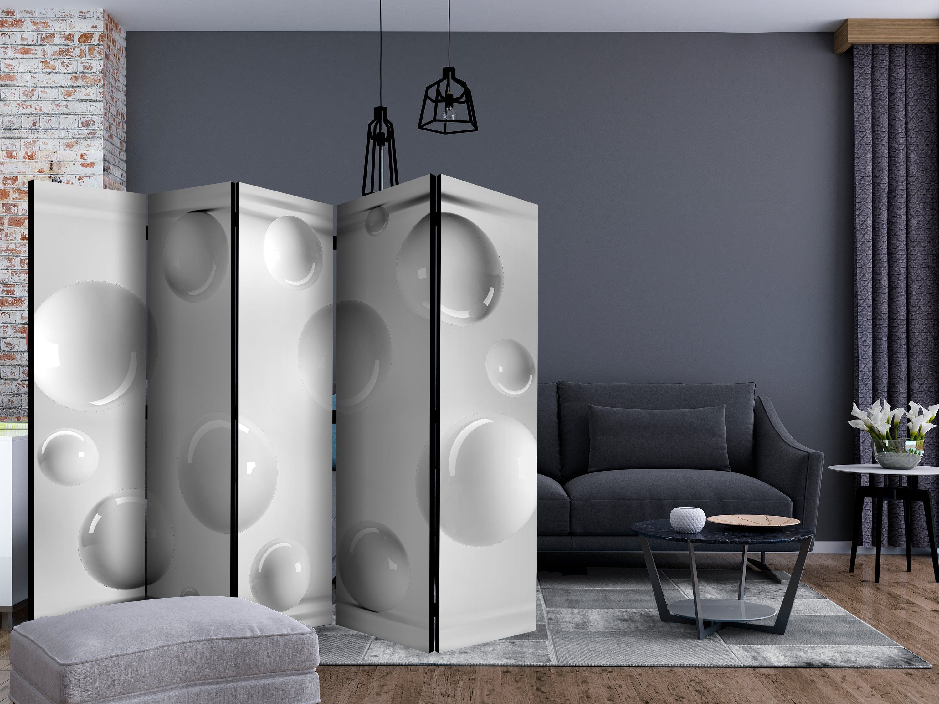Aizslietnis 5-daļīgs - Bumbas 2. versija (225x172cm) 225x172 cm Home Trends