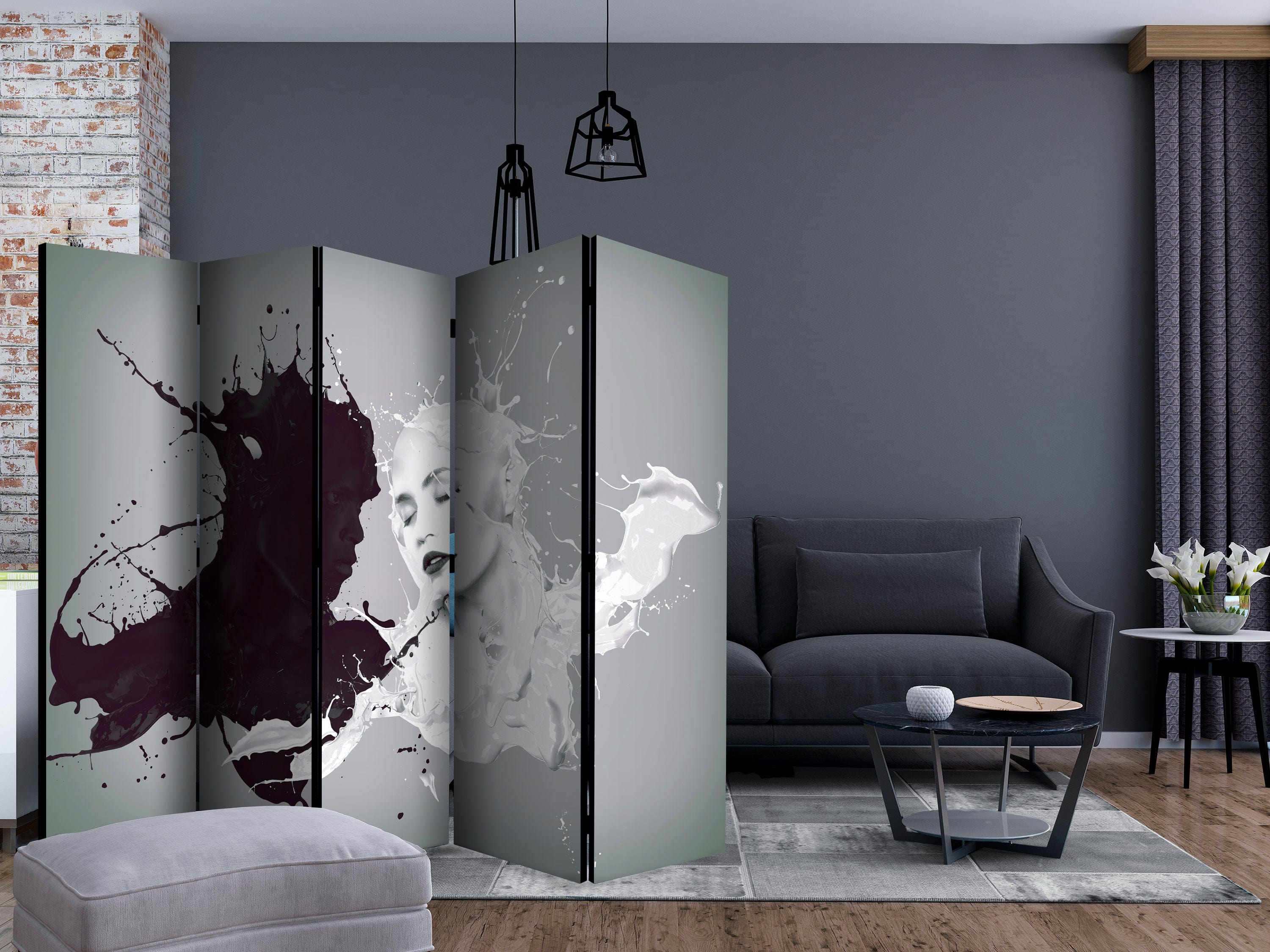 Aizslietnis 5-daļīgs - Disonanse 1. versija (225x172cm) 225x172 cm Home Trends