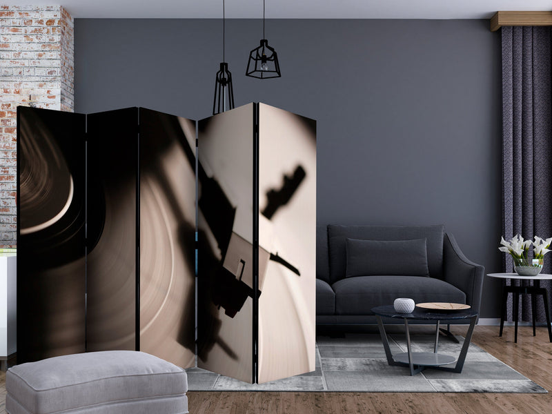 Aizslietnis 5-daļīgs - Gramofons un vinila plate (225x172cm) Home Trends