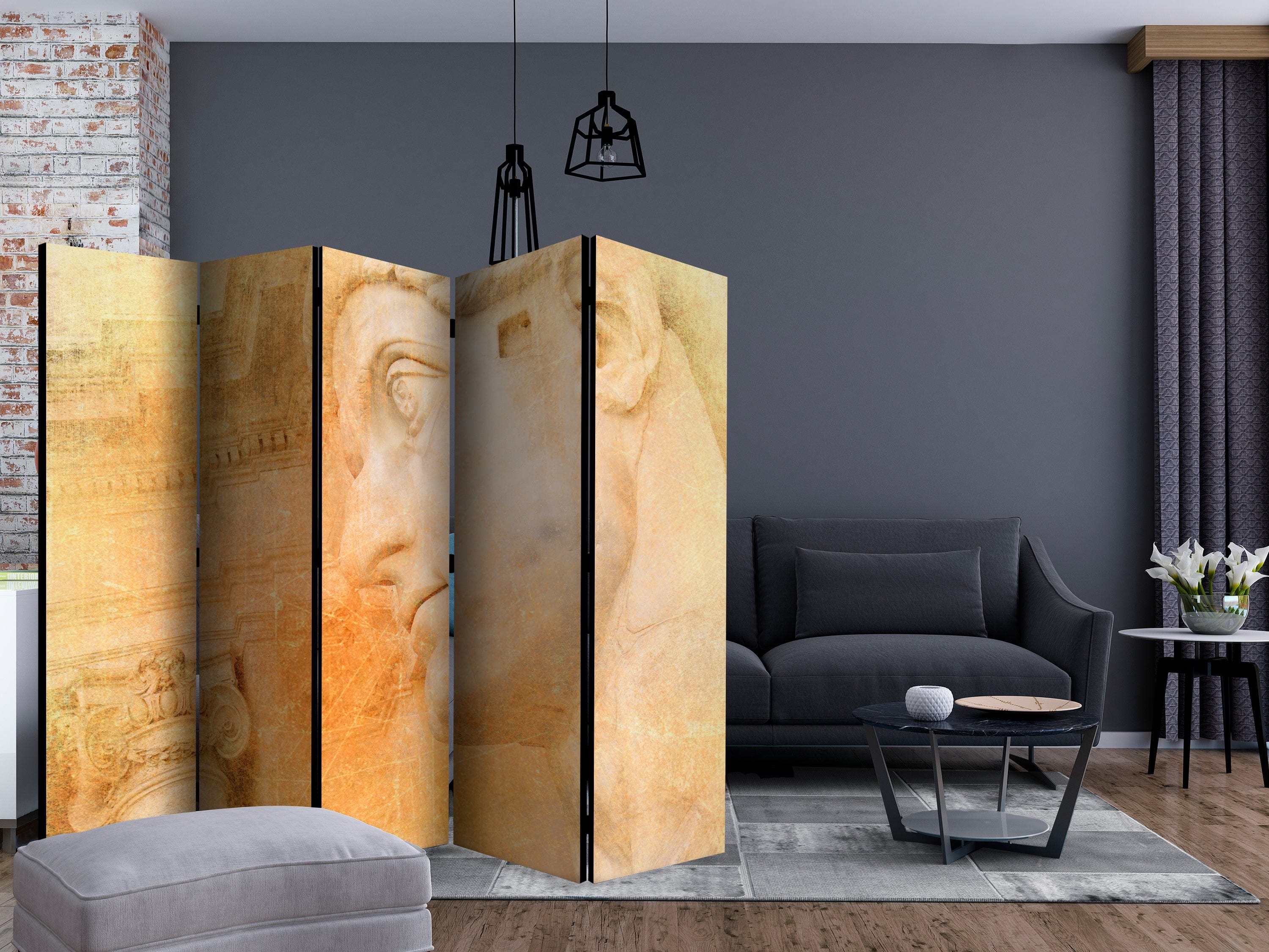 Aizslietnis 5-daļīgs - Grieķu dievs 2. versija (225x172cm) Home Trends