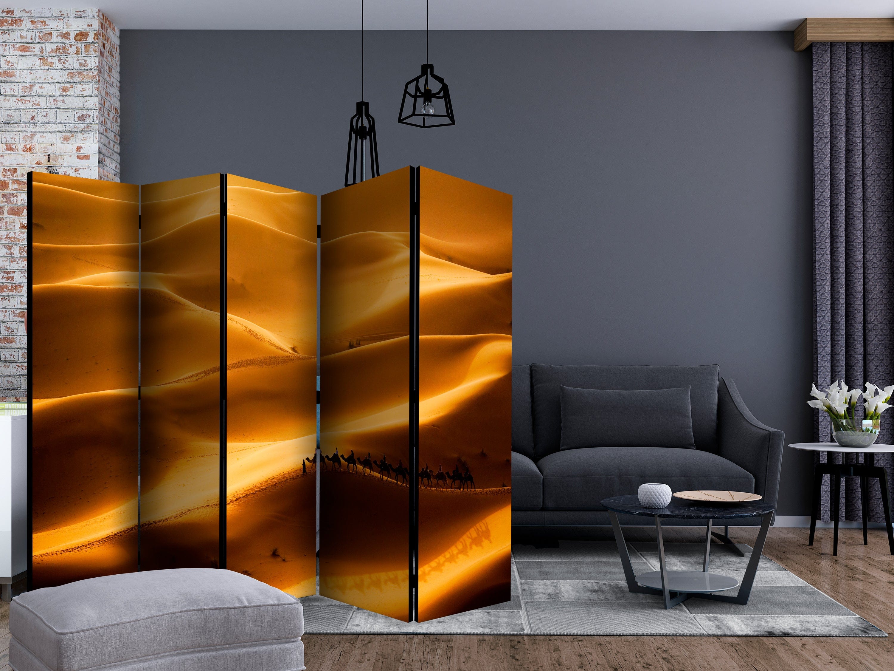 Aizslietnis 5-daļīgs - Kamieļu karavāna 1. versija (225x172cm) Home Trends