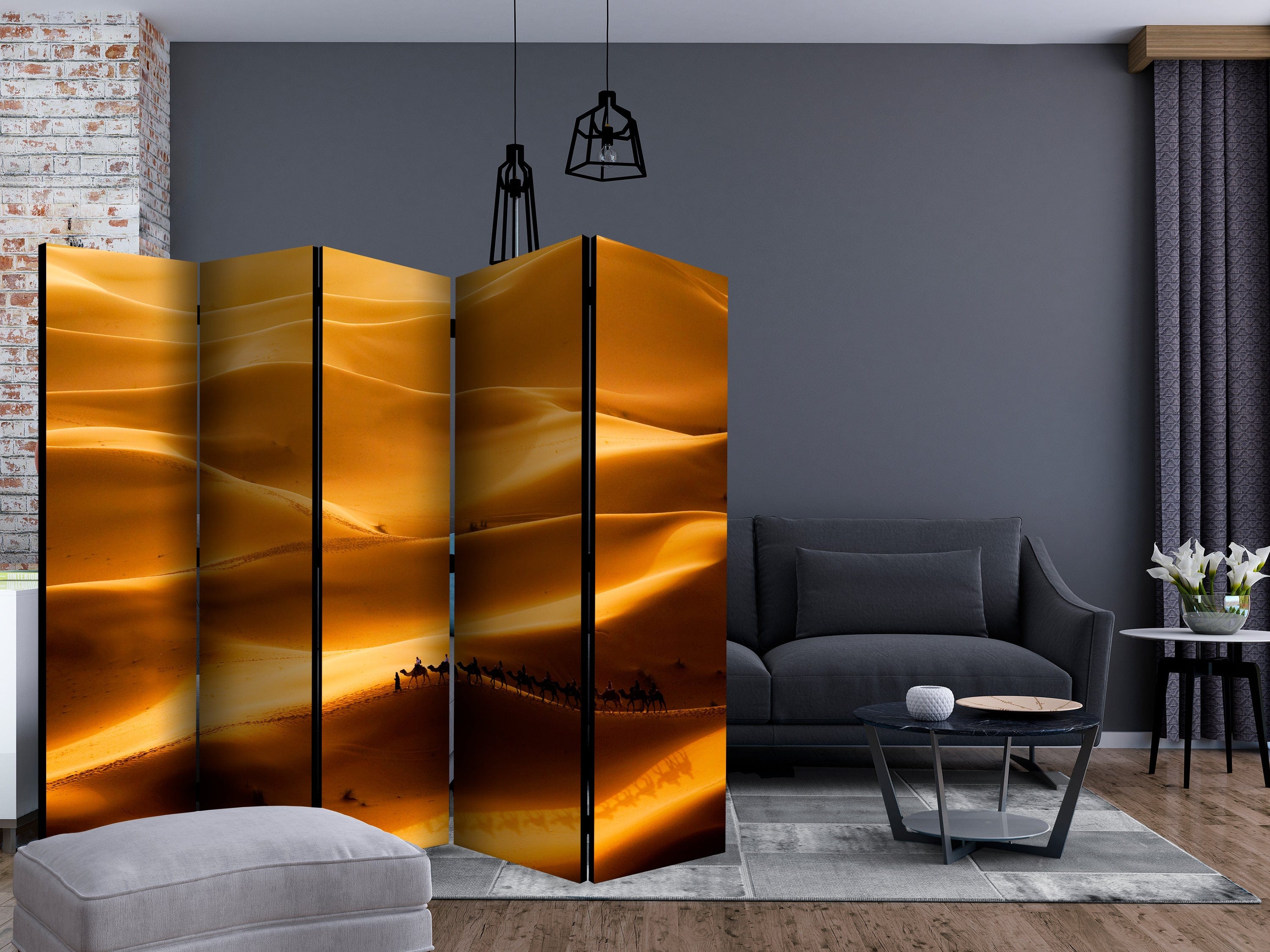 Aizslietnis 5-daļīgs - Kamieļu karavāna 2. versija (225x172cm) Home Trends