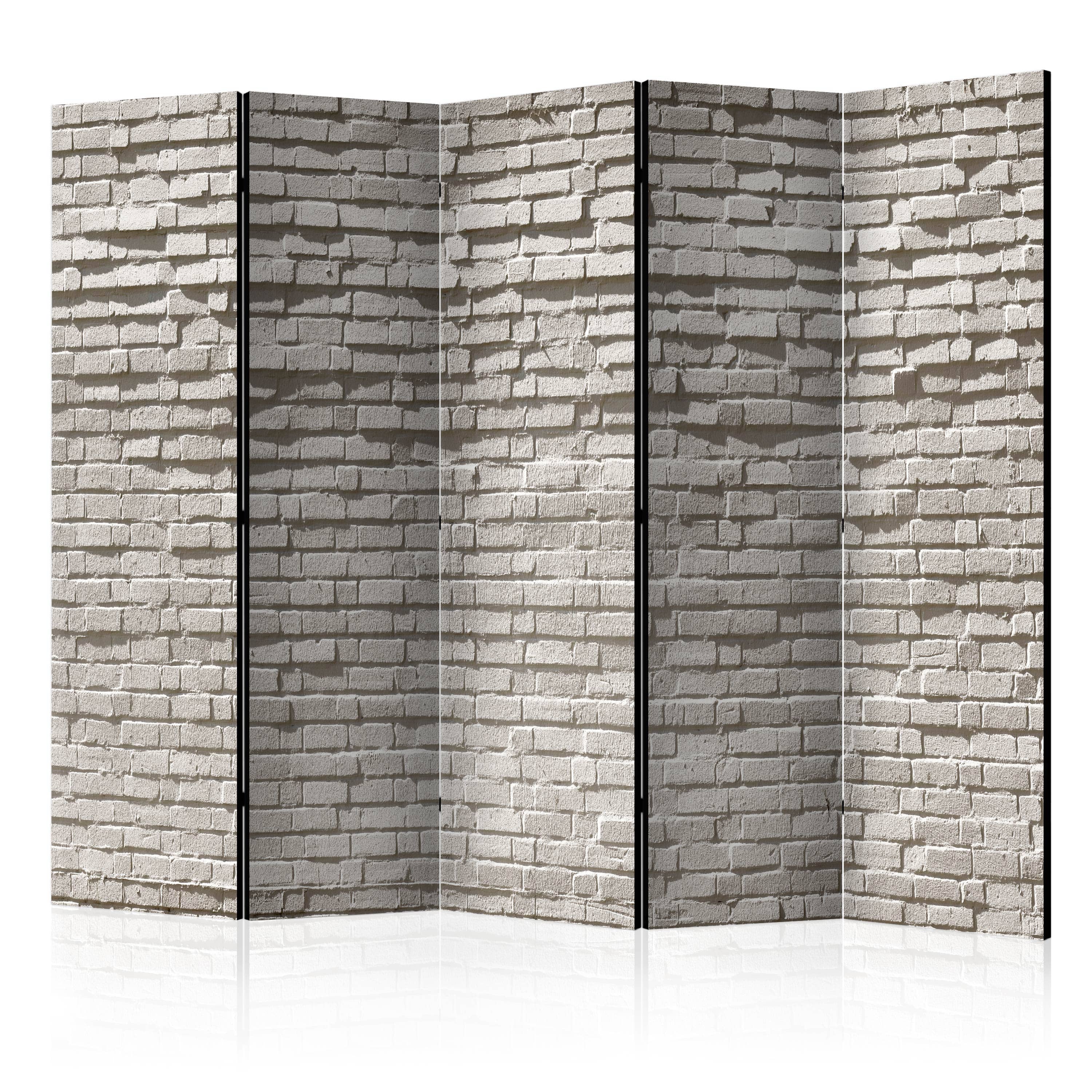 Aizslietnis 5-daļīgs - Ķieģeļu siena - minimālisms (225x172cm) 225x172 cm Home Trends