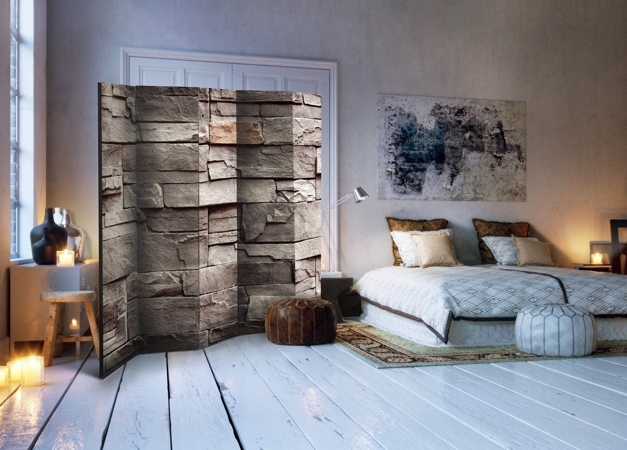 Aizslietnis 5-daļīgs - Klusuma siena (225x172cm) 225x172 Home Trends