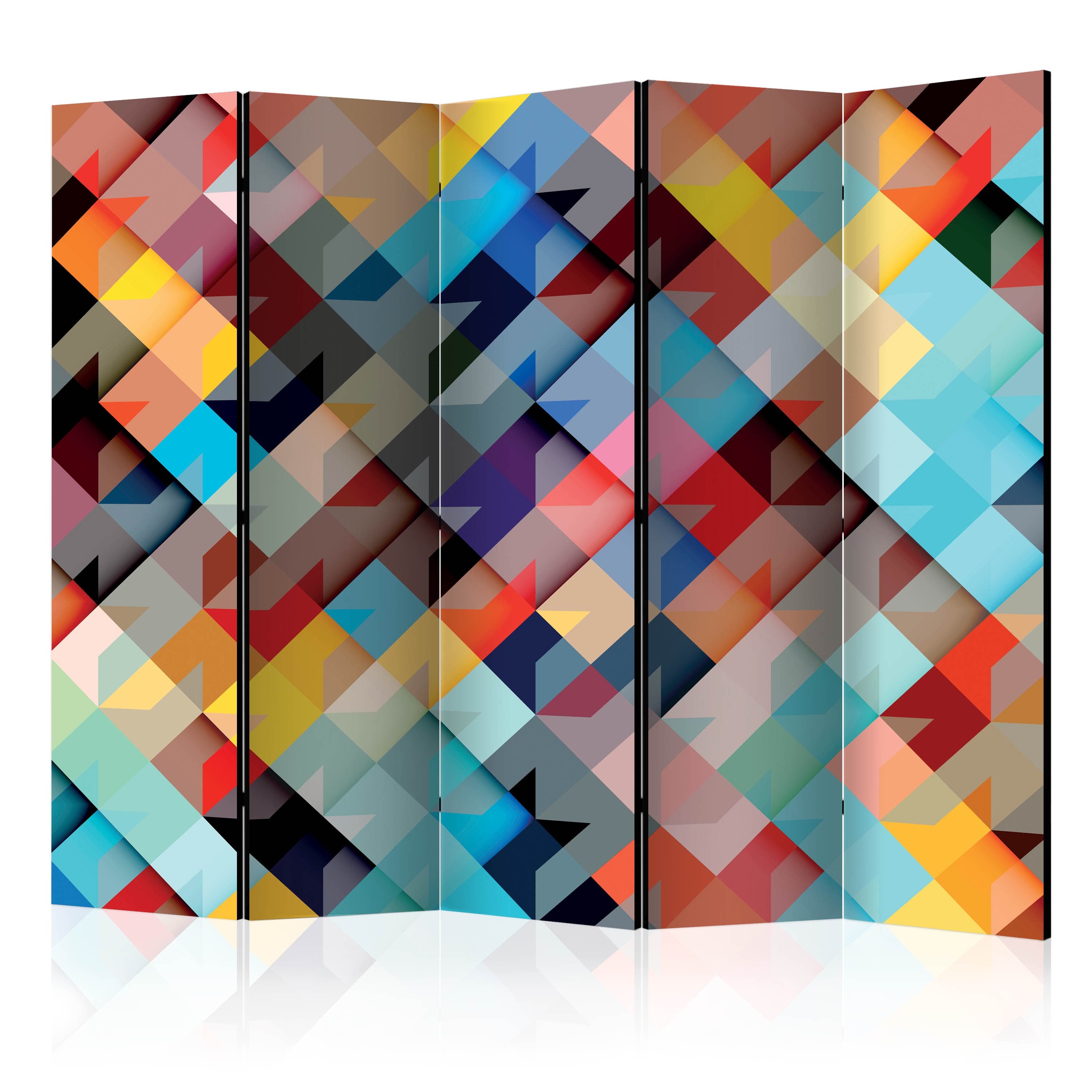 Aizslietnis 5-daļīgs - Krāsainā mozaīka (225x172cm) Home Trends