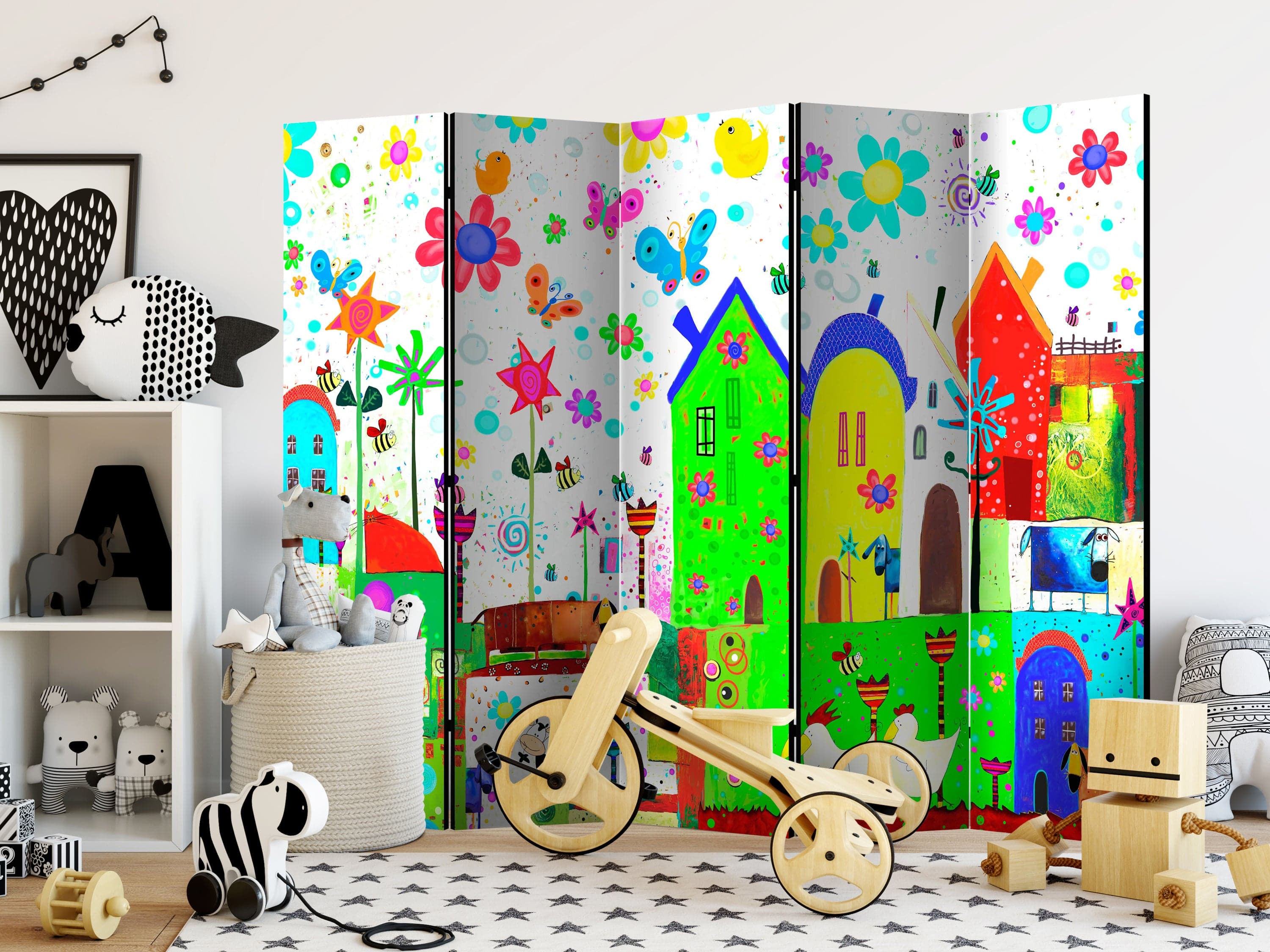 Aizslietnis 5-daļīgs - Laimīga ferma (225x172cm) Home Trends