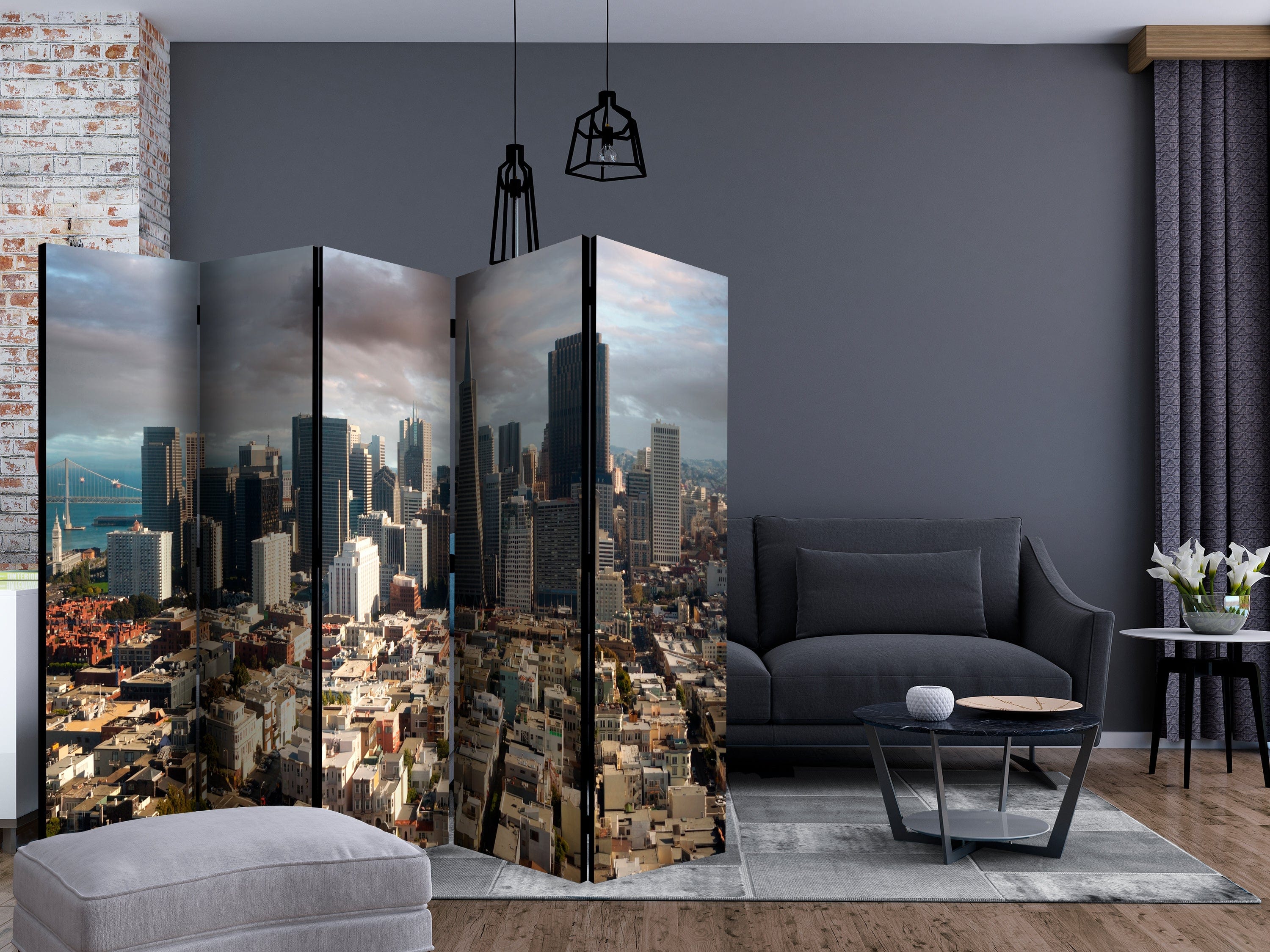 Aizslietnis 5-daļīgs - Mākoņos (225x172cm) Home Trends